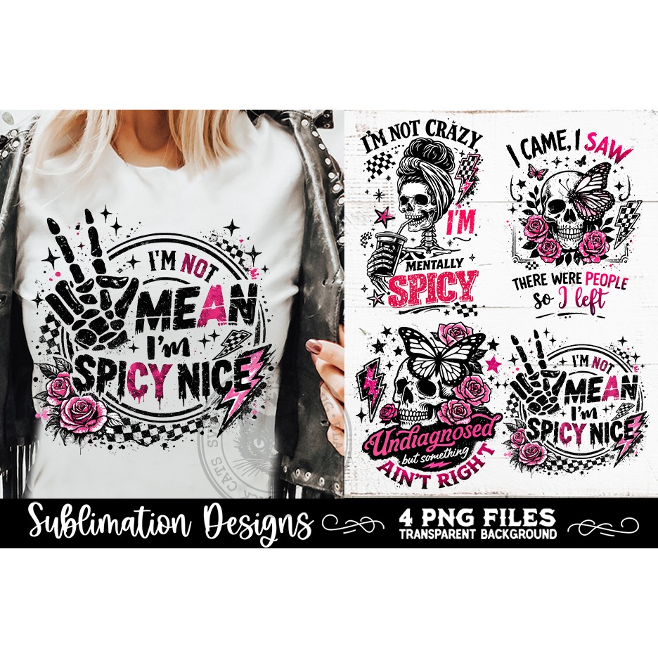 Sarcastic PNG Funny Sublimation 4 Designs 6