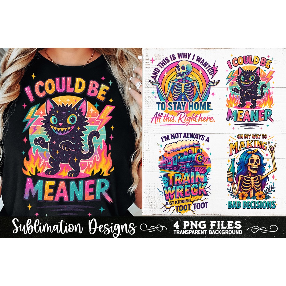 Sarcastic skeleton Retro funny PNG Sublimation