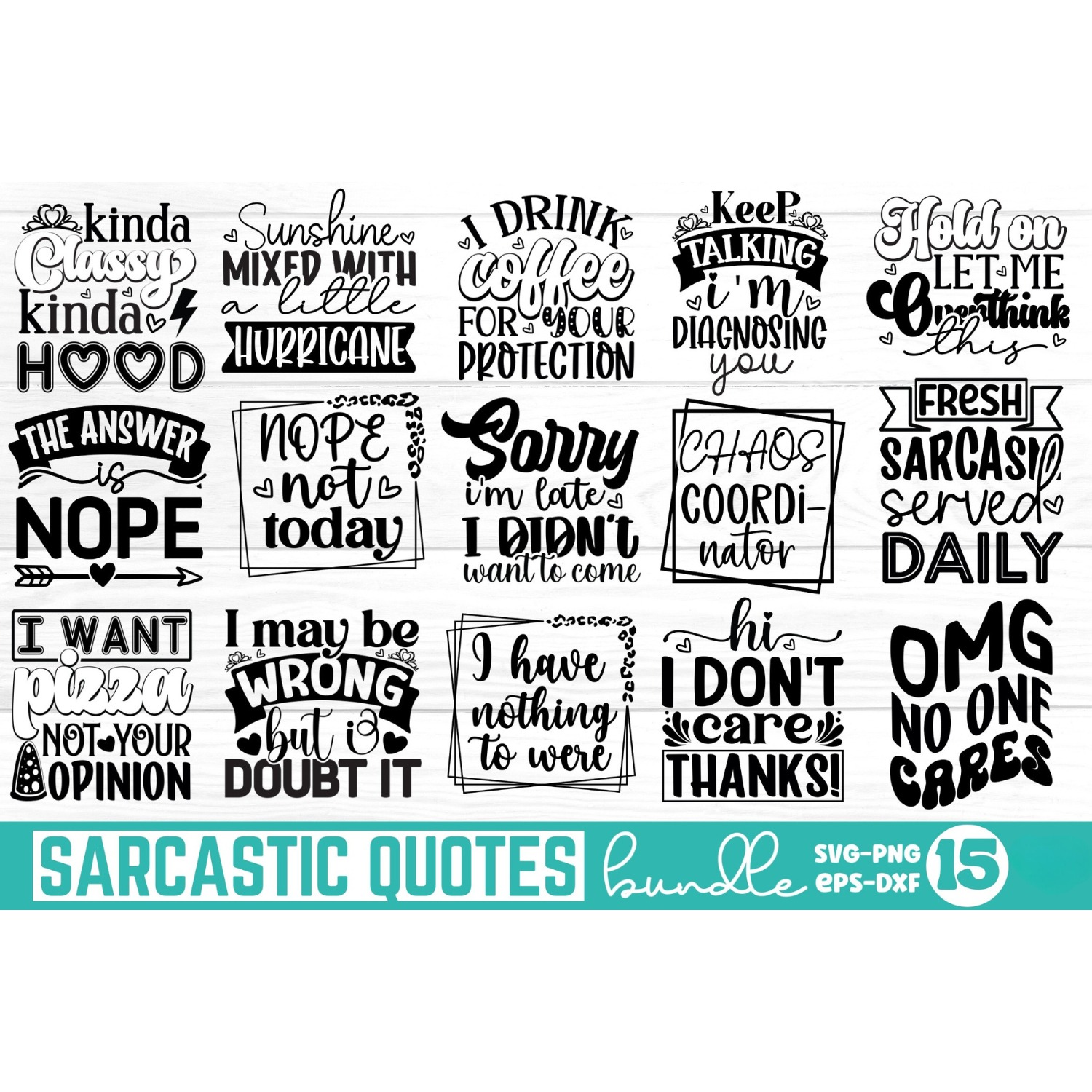 Sarcastic SVG Bundle