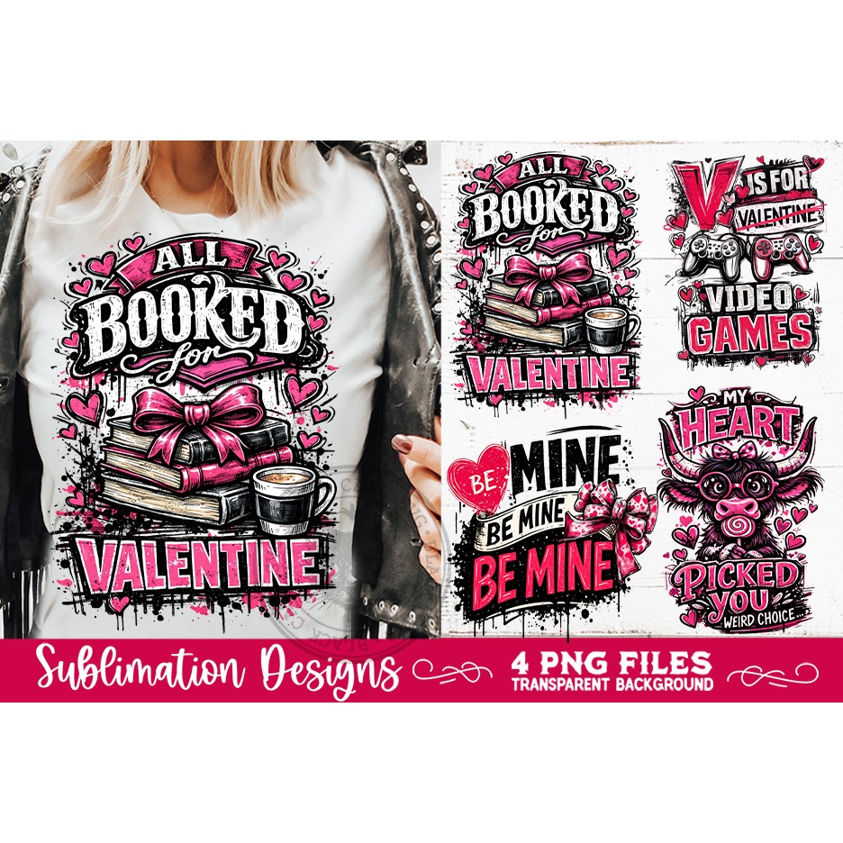 Sarcastic Valentine PNG Funny Sublimation 4 Designs (2) 2