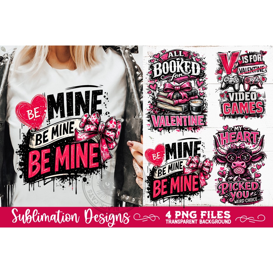 Sarcastic Valentine PNG Funny Sublimation 4 Designs (2) 4