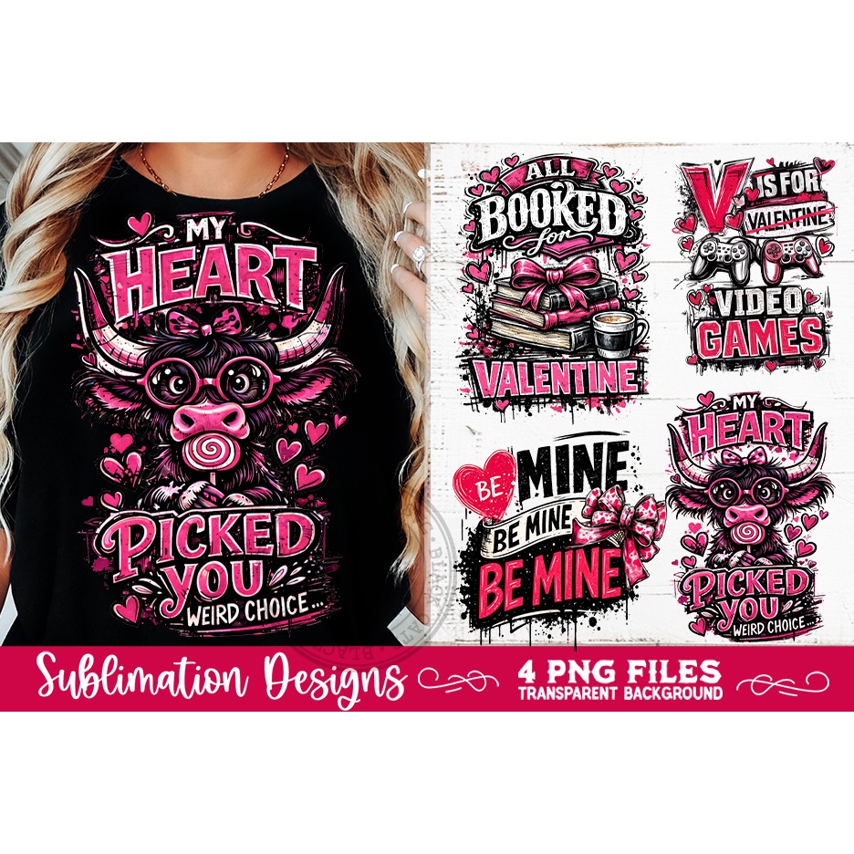 Sarcastic Valentine PNG Funny Sublimation 4 Designs (2) 5
