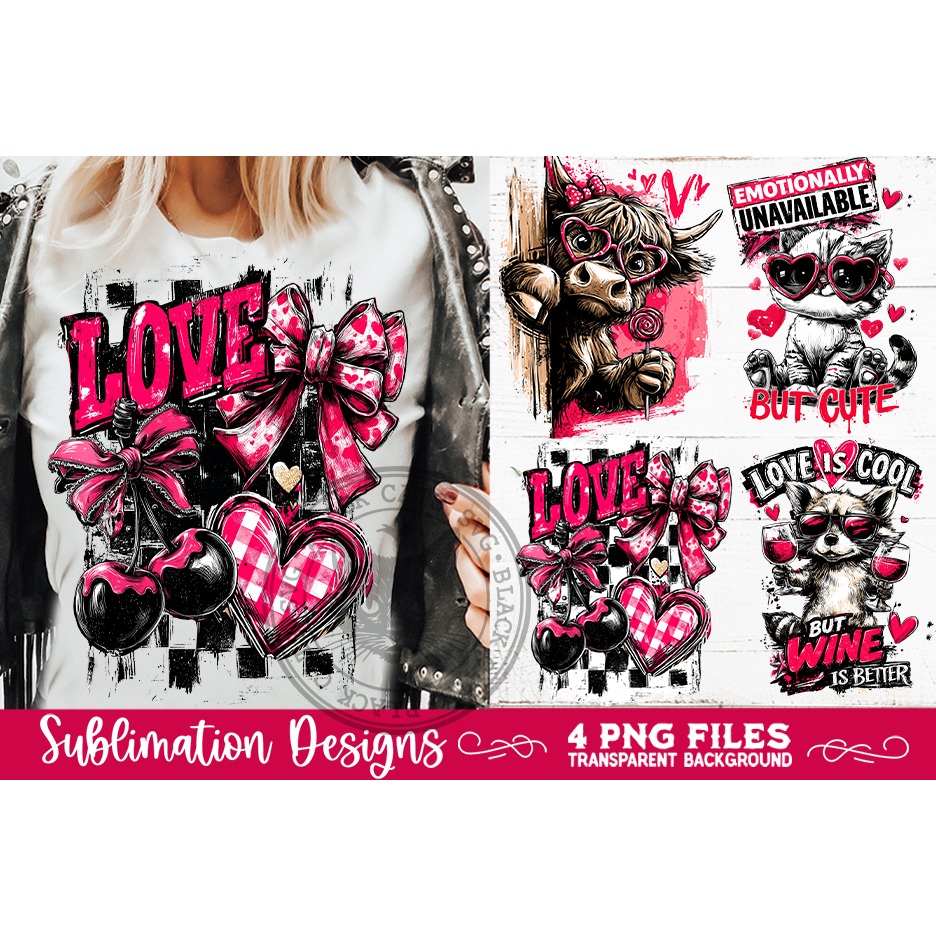Sarcastic Valentine PNG Funny Sublimation 4 Designs (3)