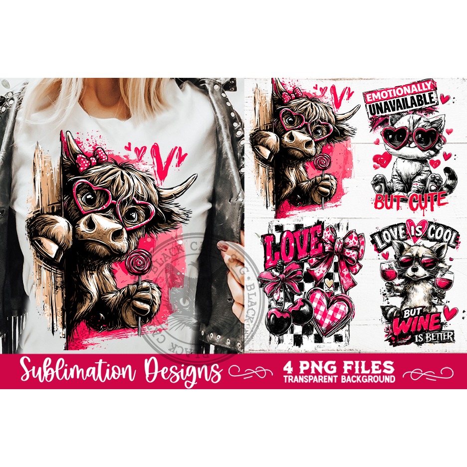 Sarcastic Valentine PNG Funny Sublimation 4 Designs (3) 3
