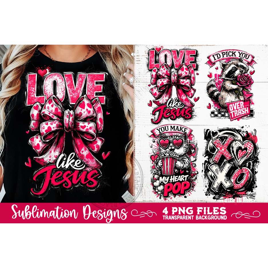 Sarcastic Valentine PNG Funny Sublimation 4 Designs (4) 2