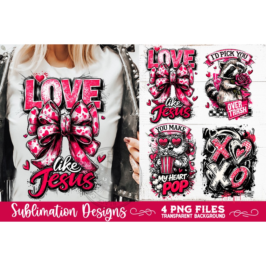 Sarcastic Valentine PNG Funny Sublimation 4 Designs (4) 4