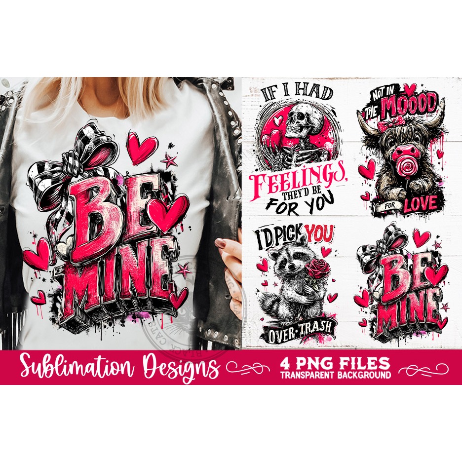 Sarcastic Valentine PNG Funny Sublimation 4 Designs (5) 4