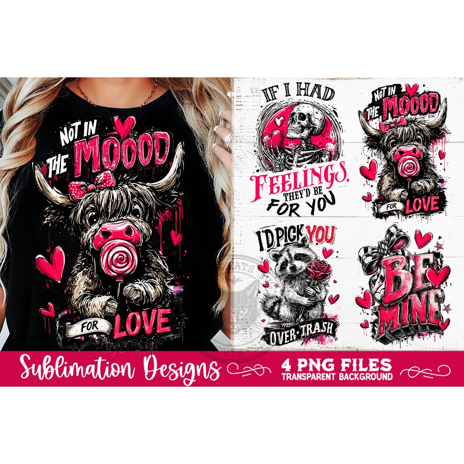 Sarcastic Valentine PNG Funny Sublimation 4 Designs (5) 9
