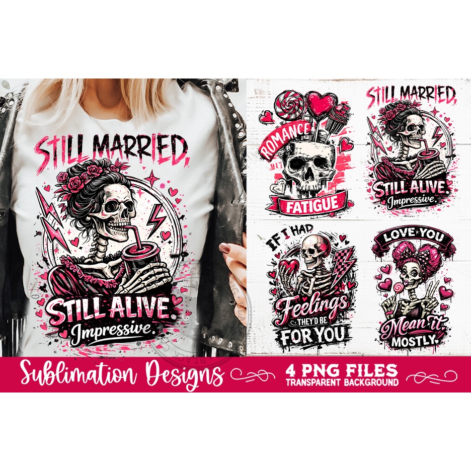 Sarcastic Valentine PNG Funny Sublimation 4 Designs 8
