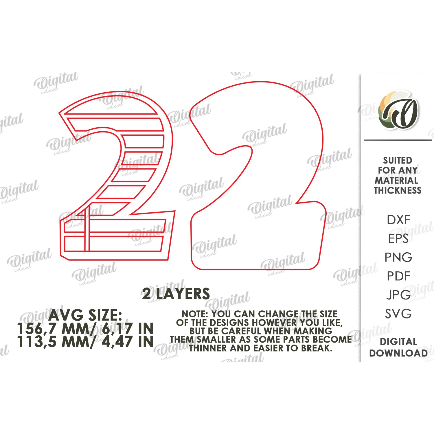 School Number Interchangeable Decor Laser Cut. Two SVG 2