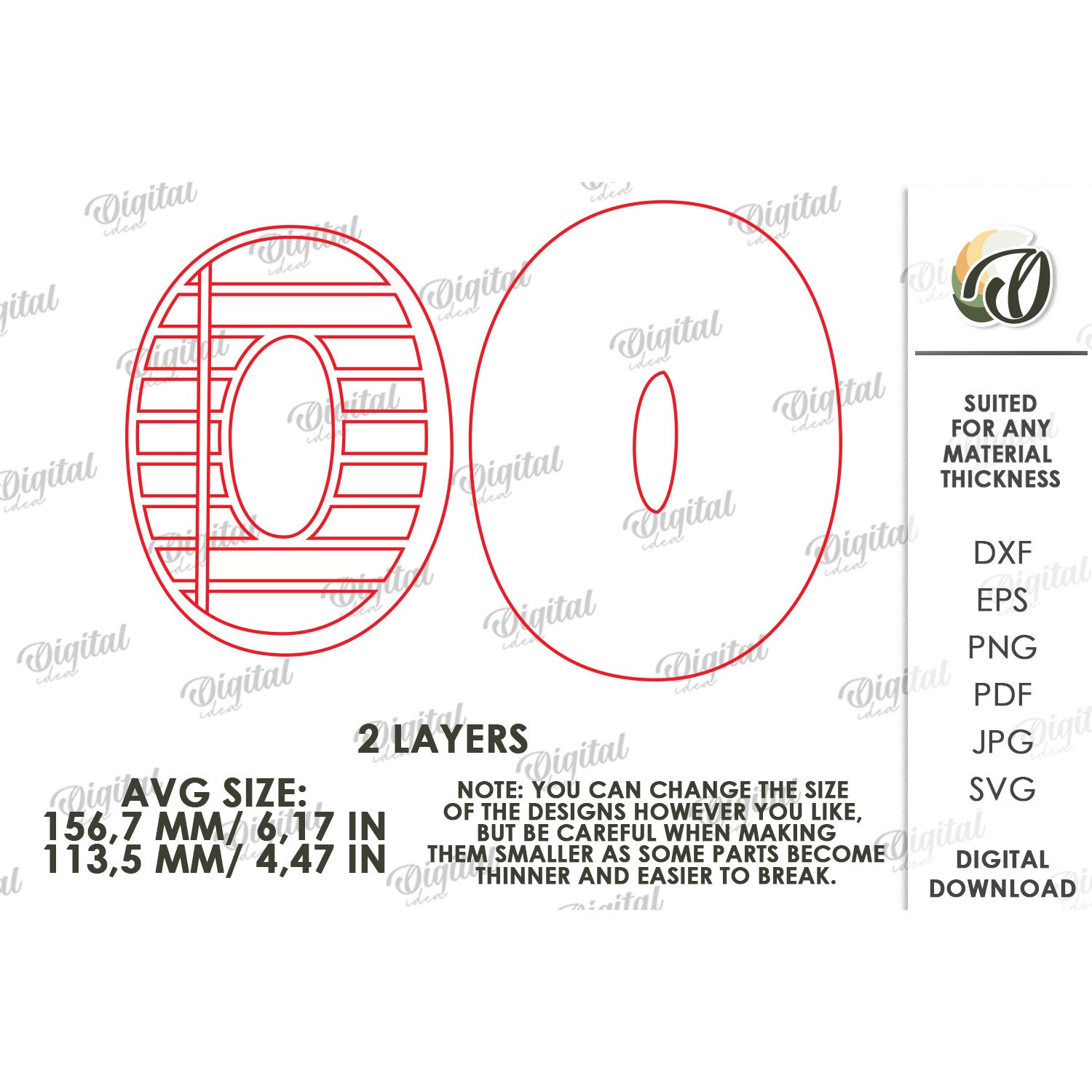 School Number Interchangeable Decors Bundle Laser Cut 4