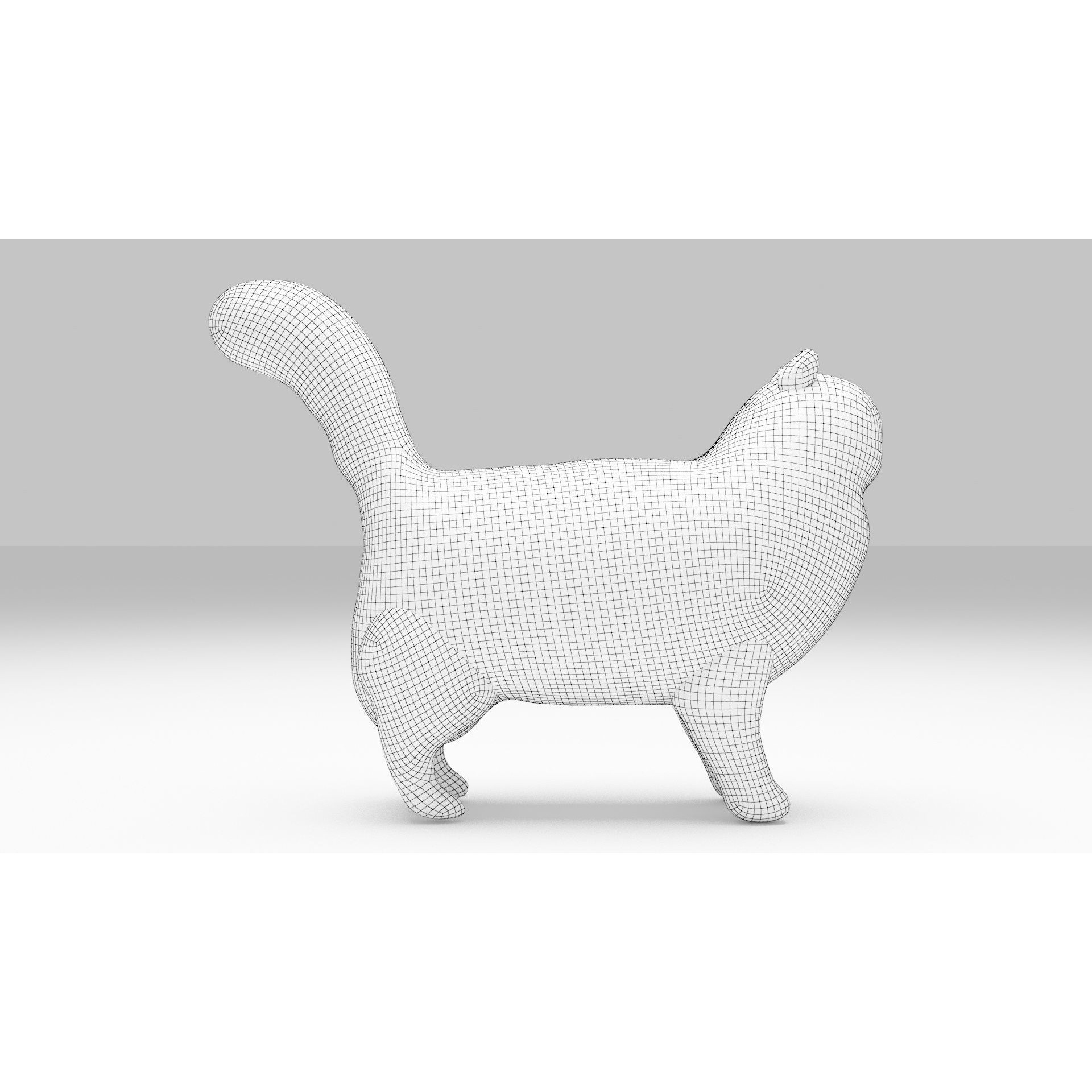 Siberian Cat Free 3D model 6