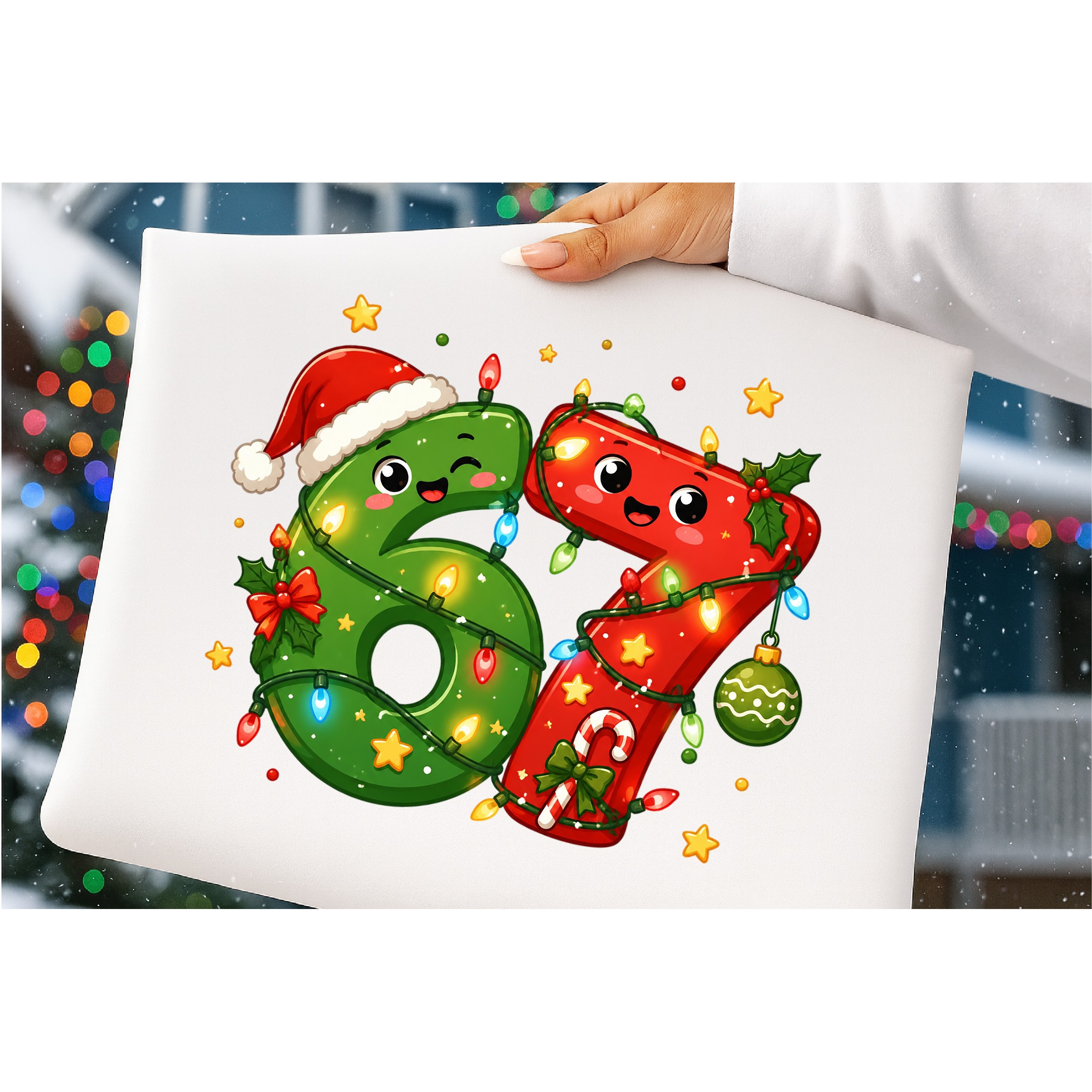 Six Seven 6 7 Christmas PNG 5
