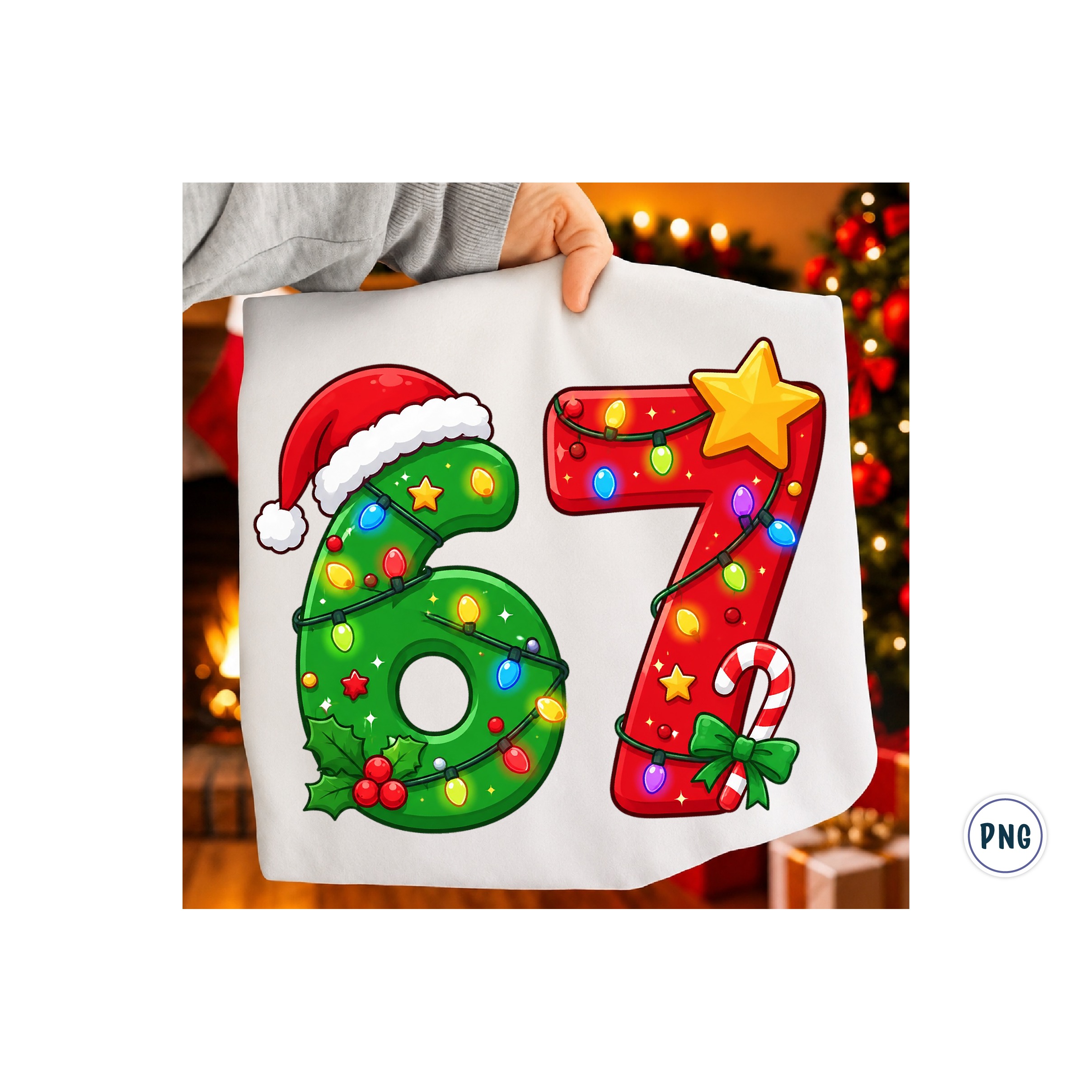 Six Seven 6 7 Christmas PNG (5) 2