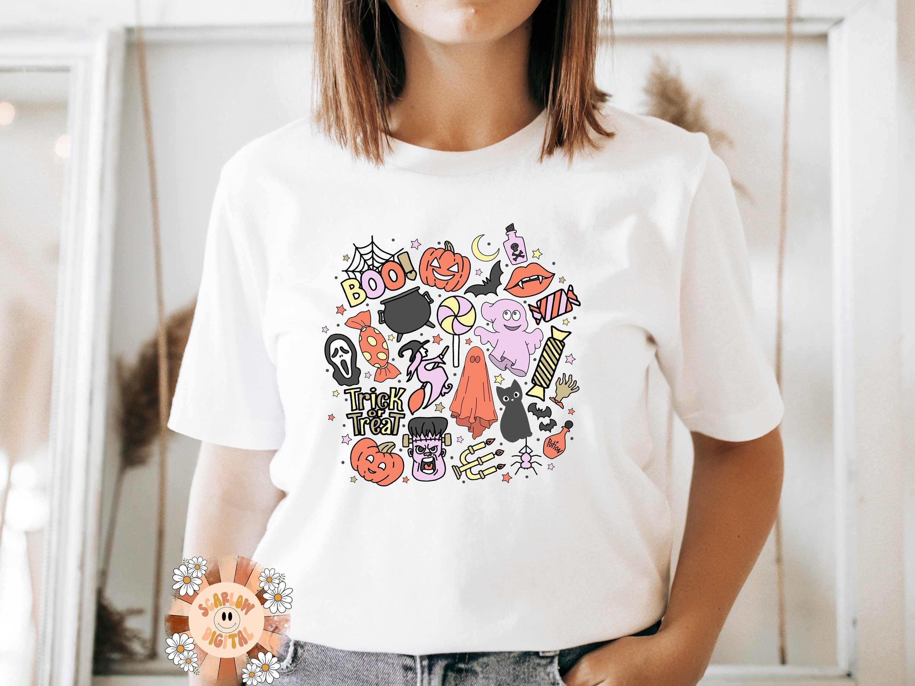 Spooky Halloween PNG-Sublimation Design Download-witchcraft png, Halloween png, spooky season png, witch png, ghost png, potions png designs 4