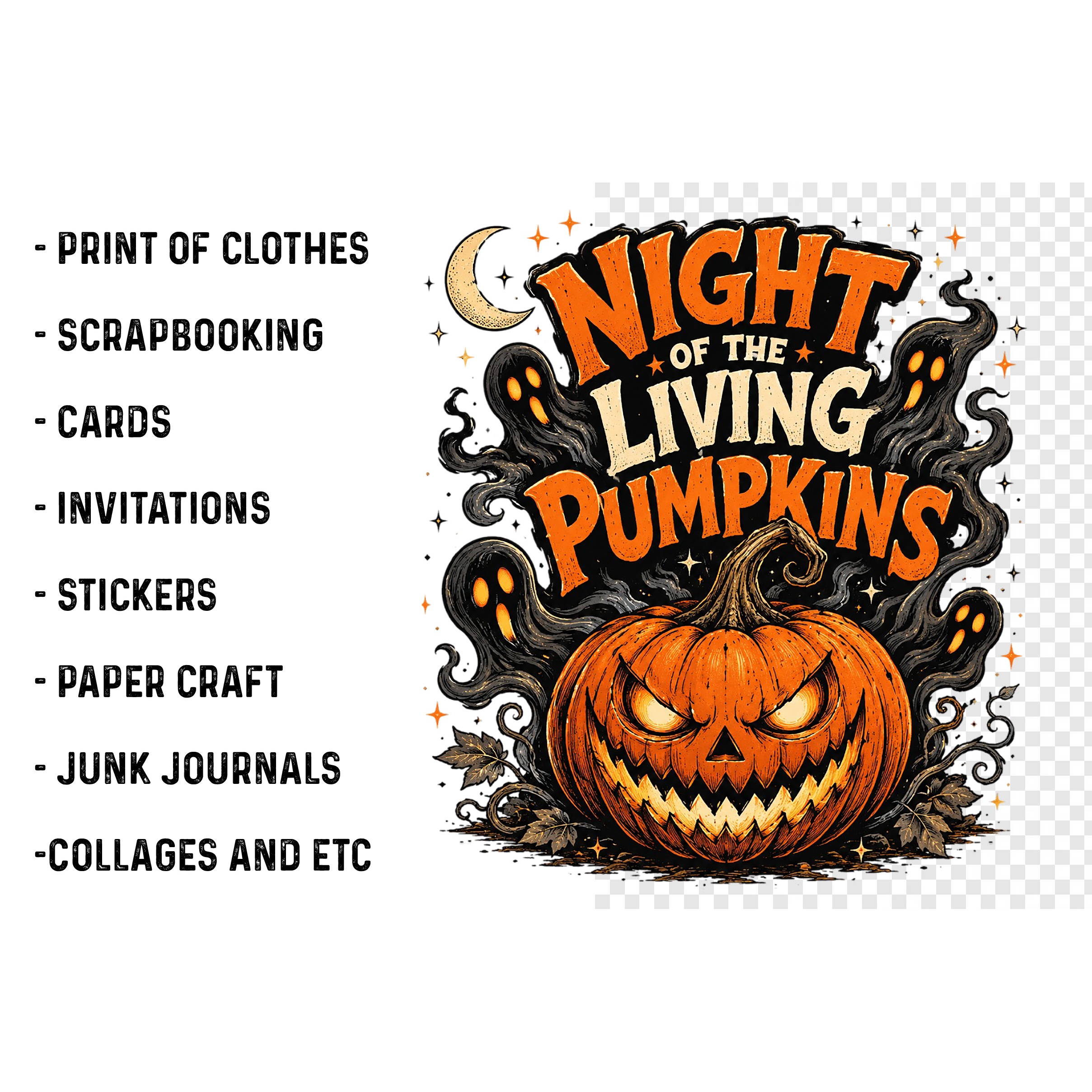 Spooky Halloween Sublimation Png (4)