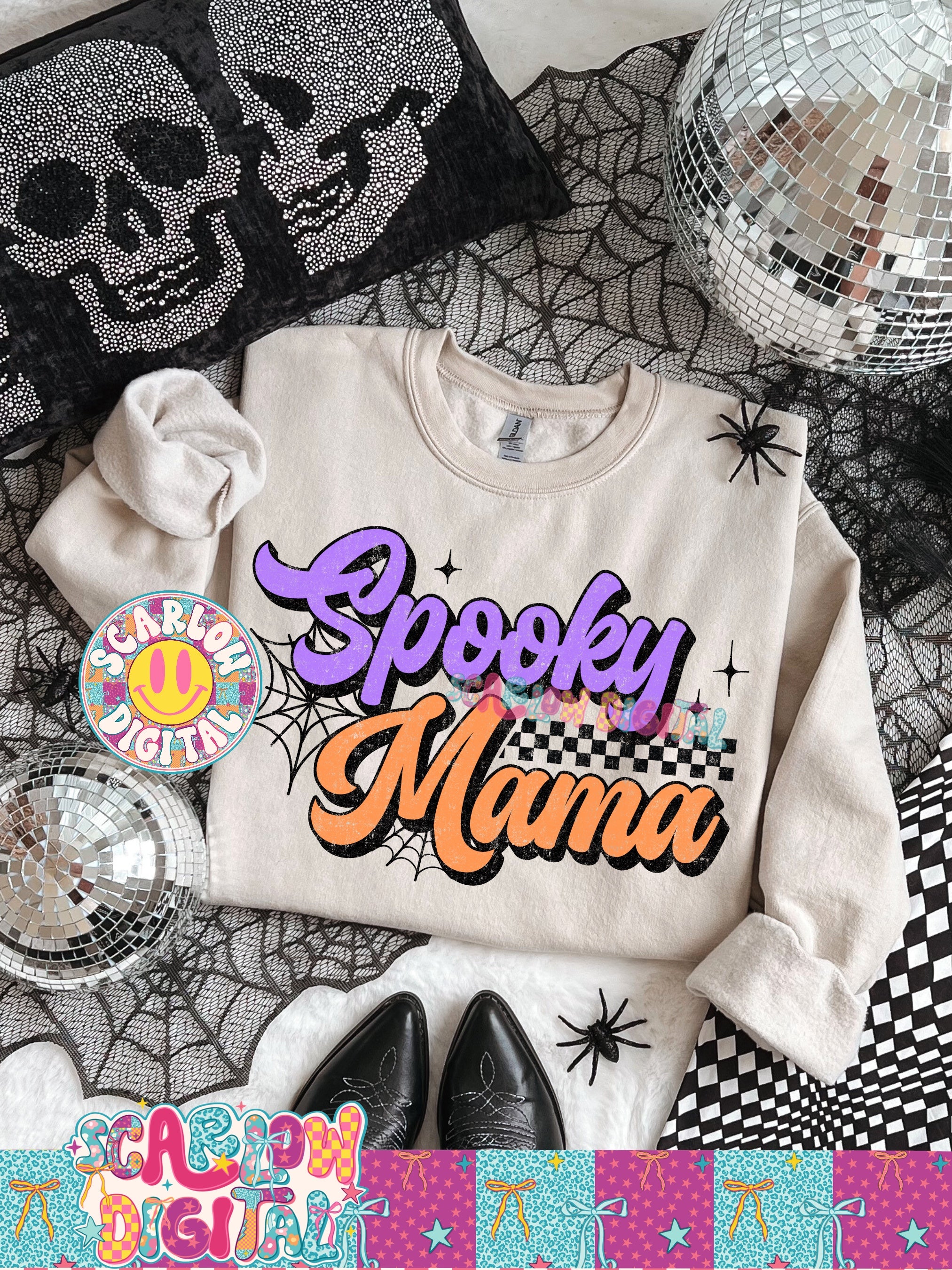 Spooky Mama PNG Digital Design