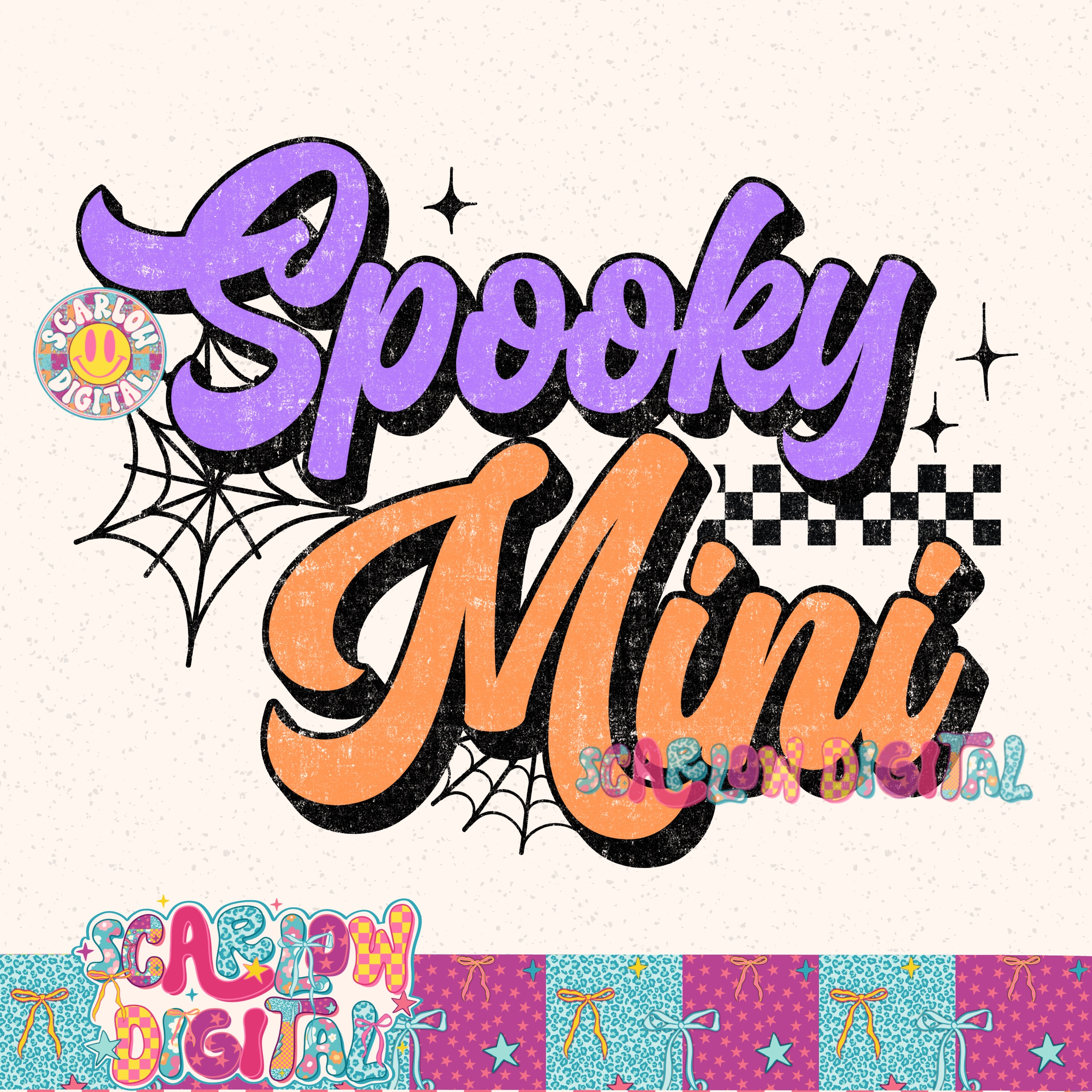 Spooky Mini PNG Digital Design 2