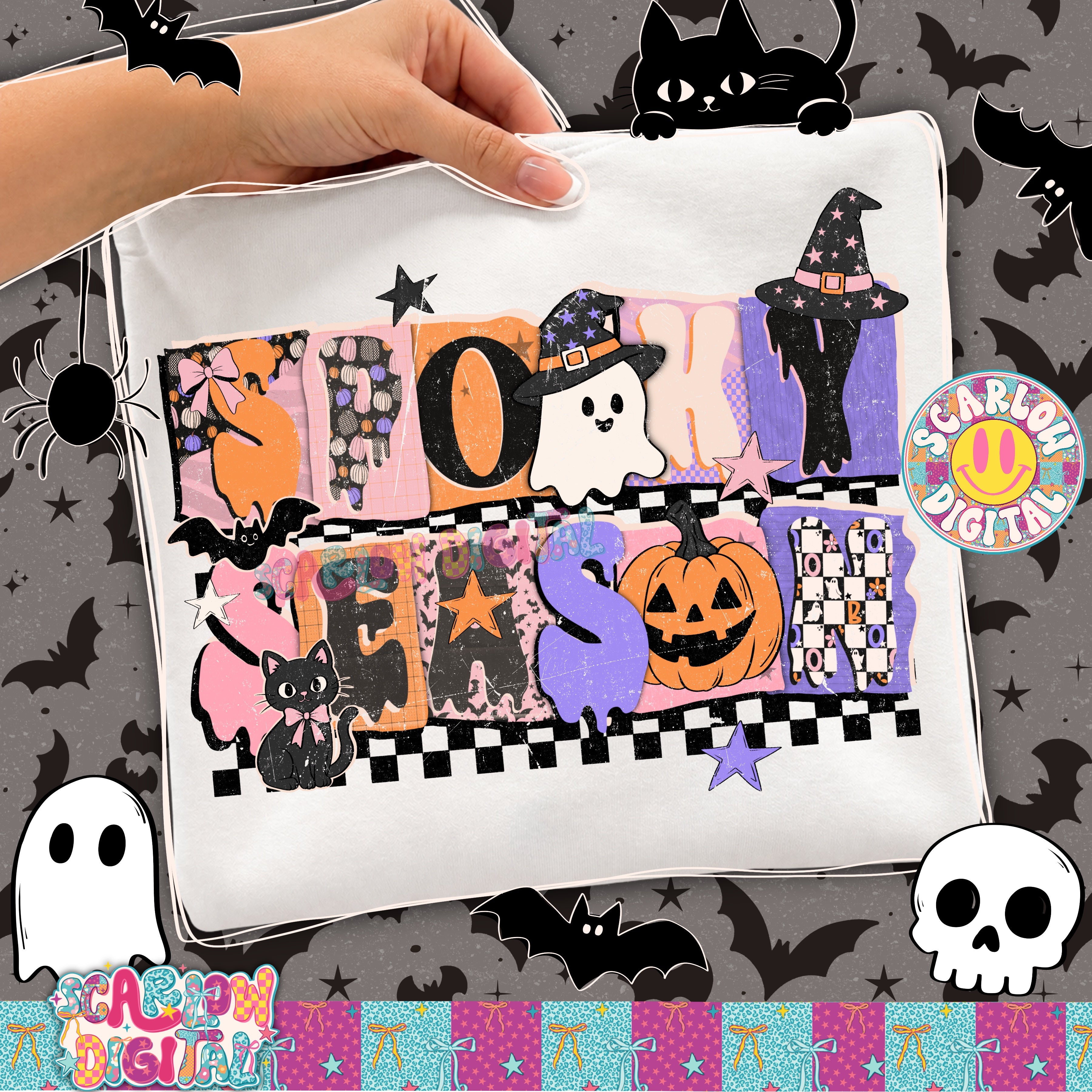 Spooky Season PNG Digital Design 3