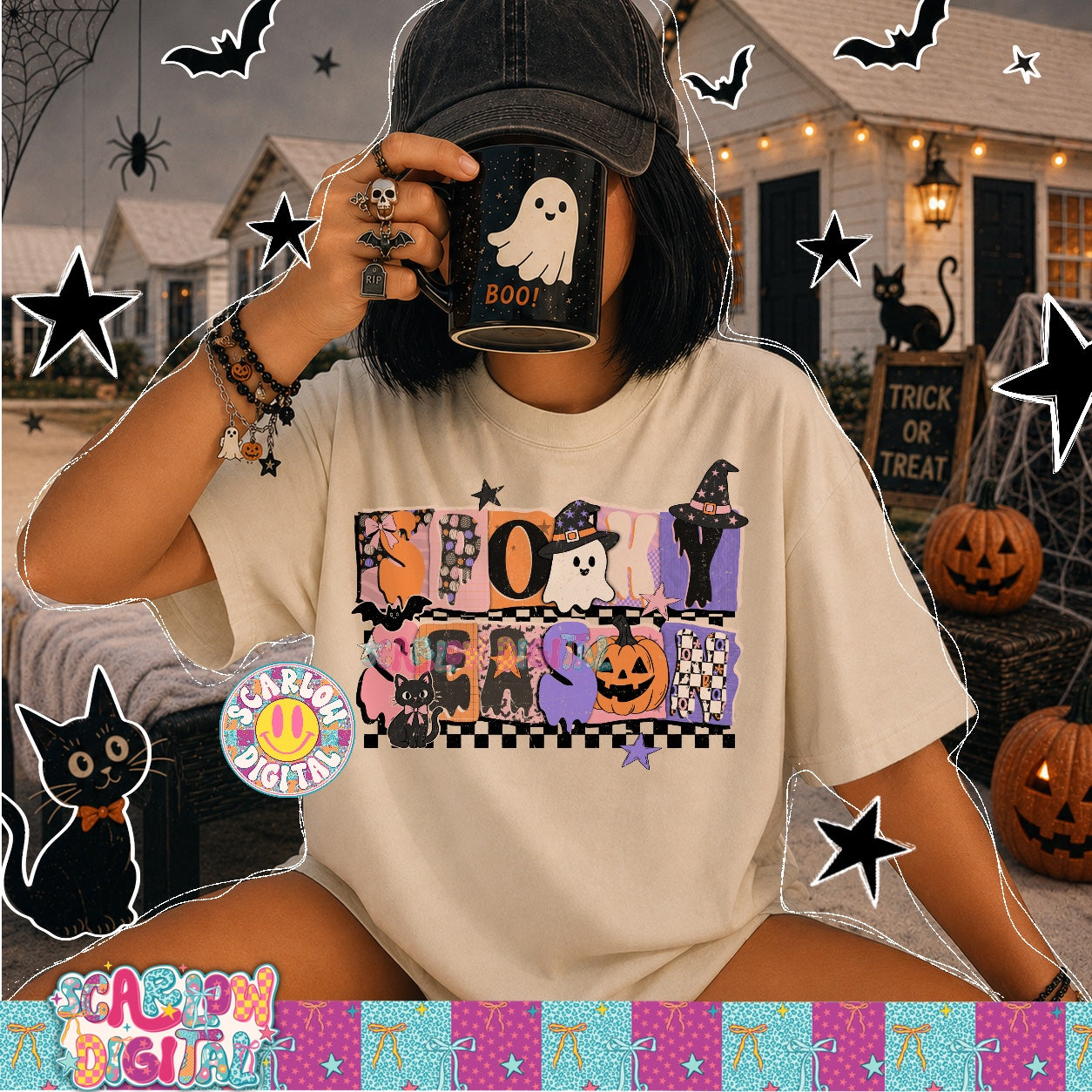 Spooky Season PNG Digital Design 4