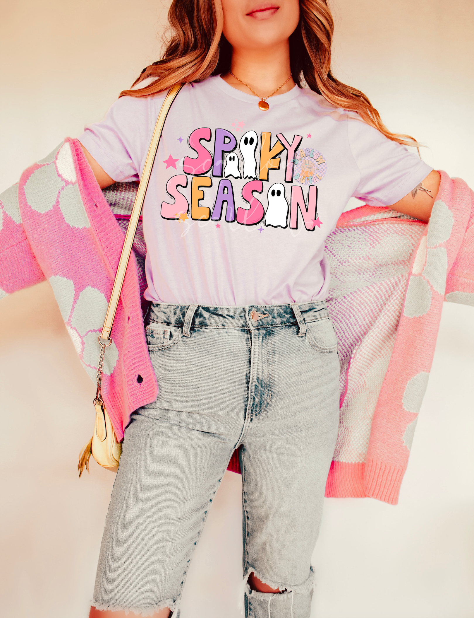 Spooky Season PNG-Halloween Sublimation Digital Design Download-ghost png, cute ghost png, girly halloween png, halloween doodles png design 4