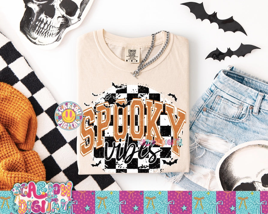 Spooky Vibes PNG Digital Design 3