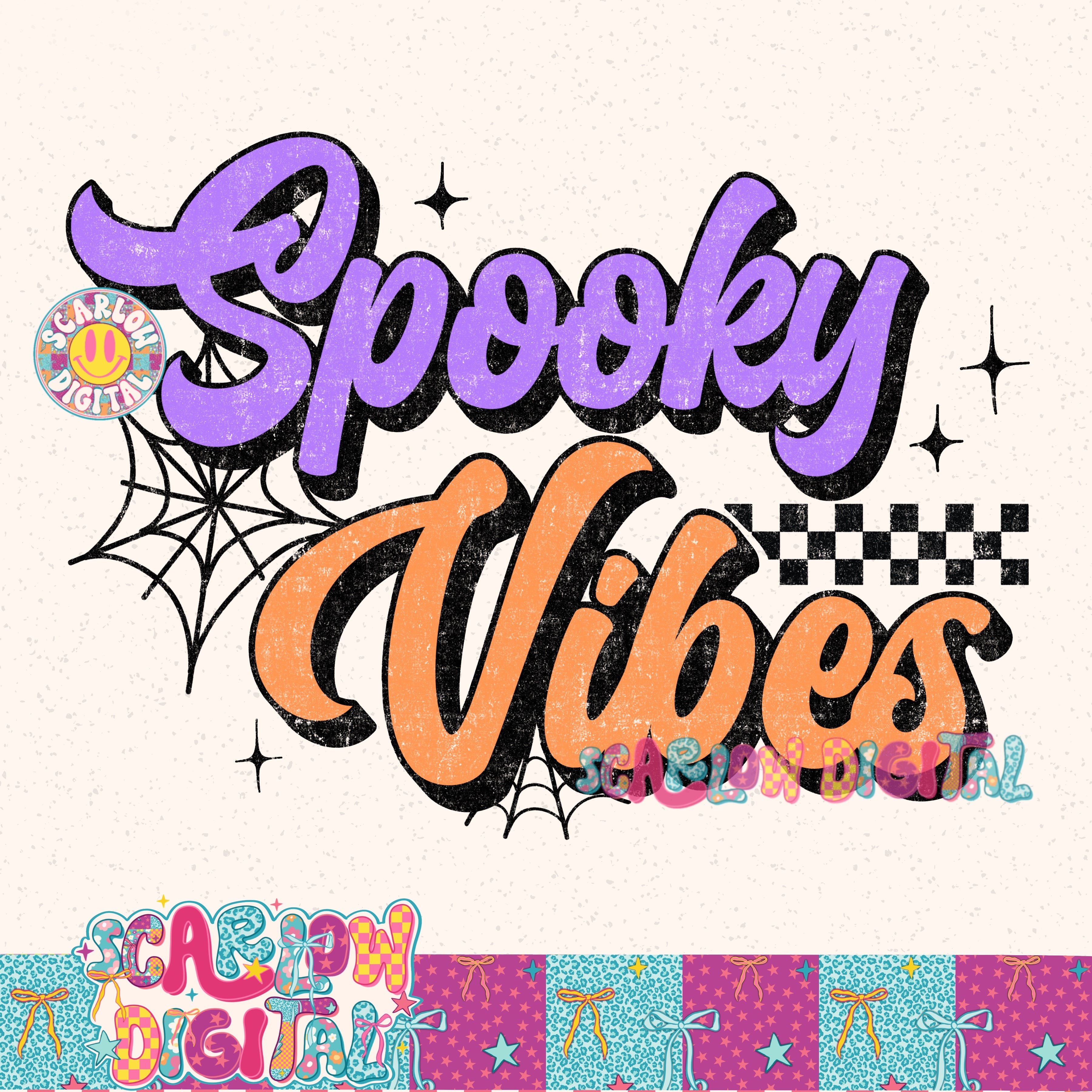 Spooky Vibes PNG Digital Design 2