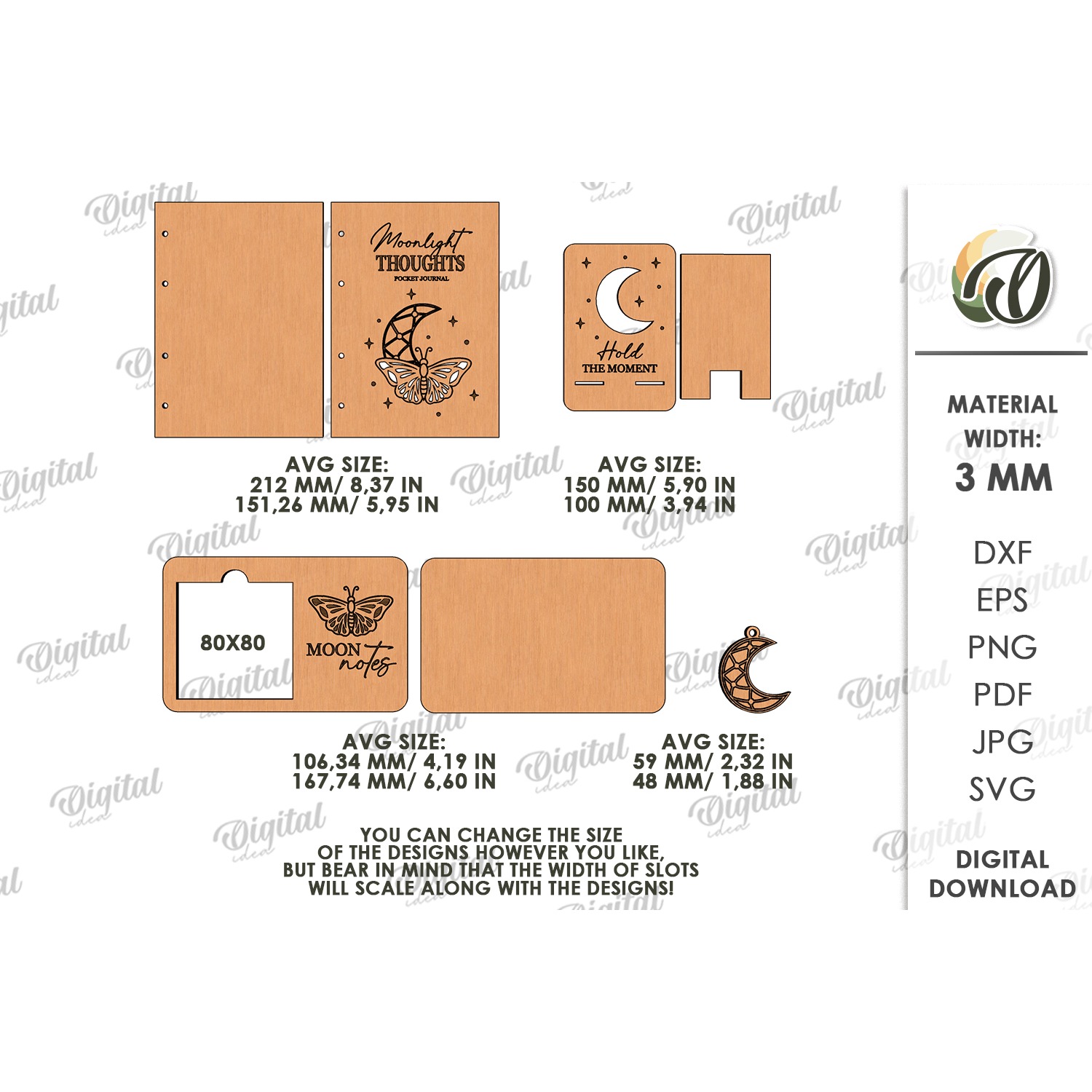 Stationary Supplies Bundle Laser Cut. Desk Organizer SVG 3