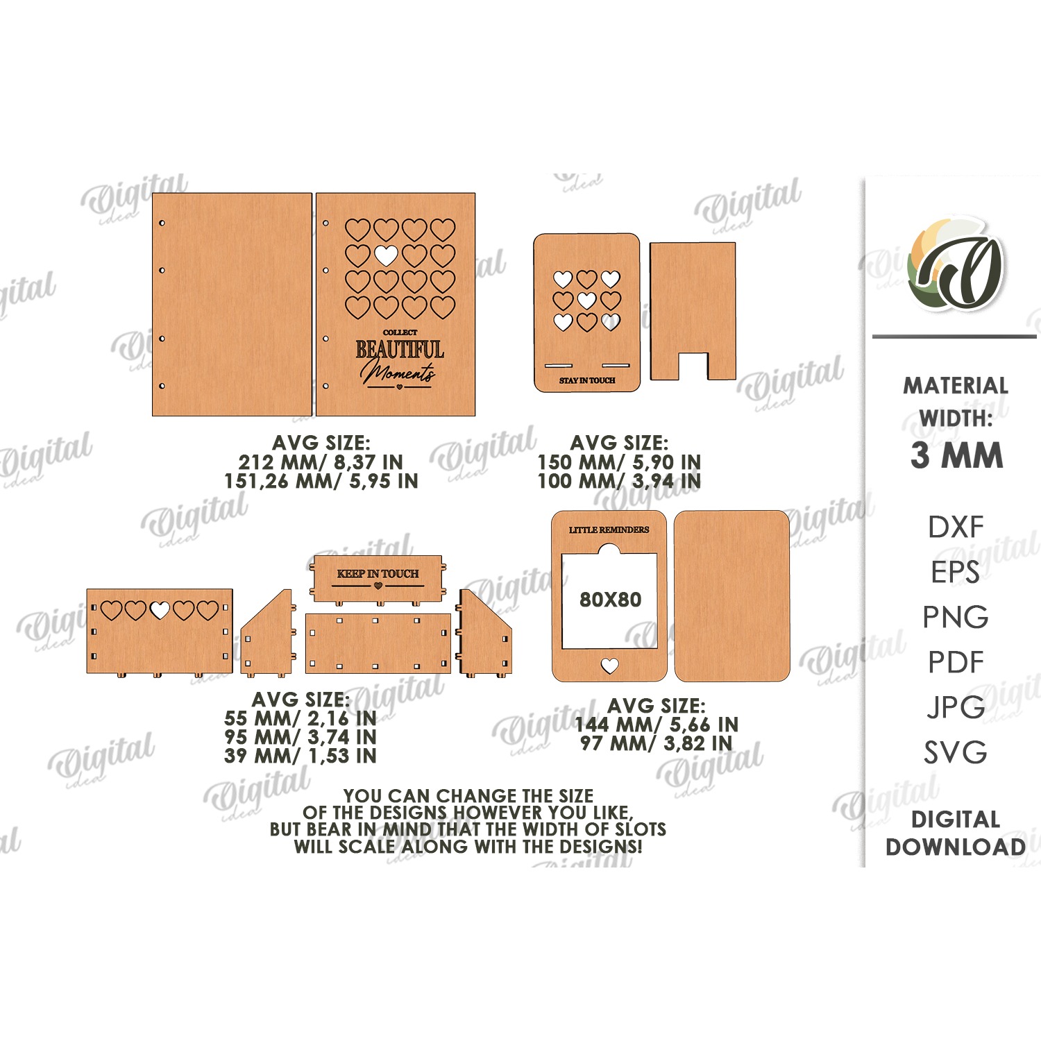 Stationary Supplies Laser Cut. Desk Organizer SVG 2