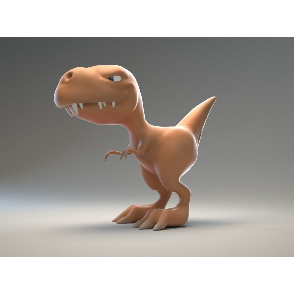 stylized dinosaur Free 3D model 2