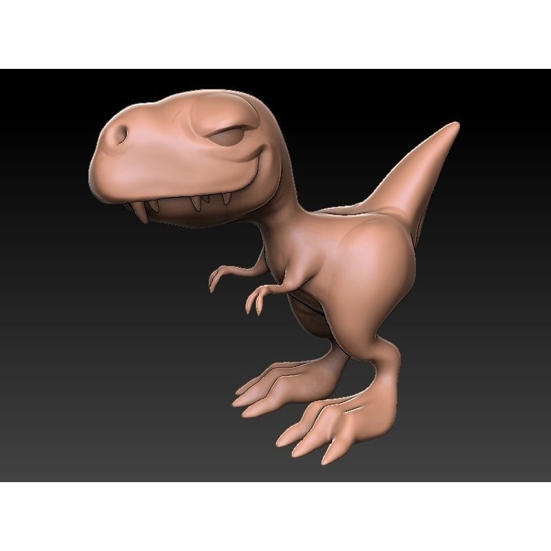 stylized dinosaur Free 3D model 3