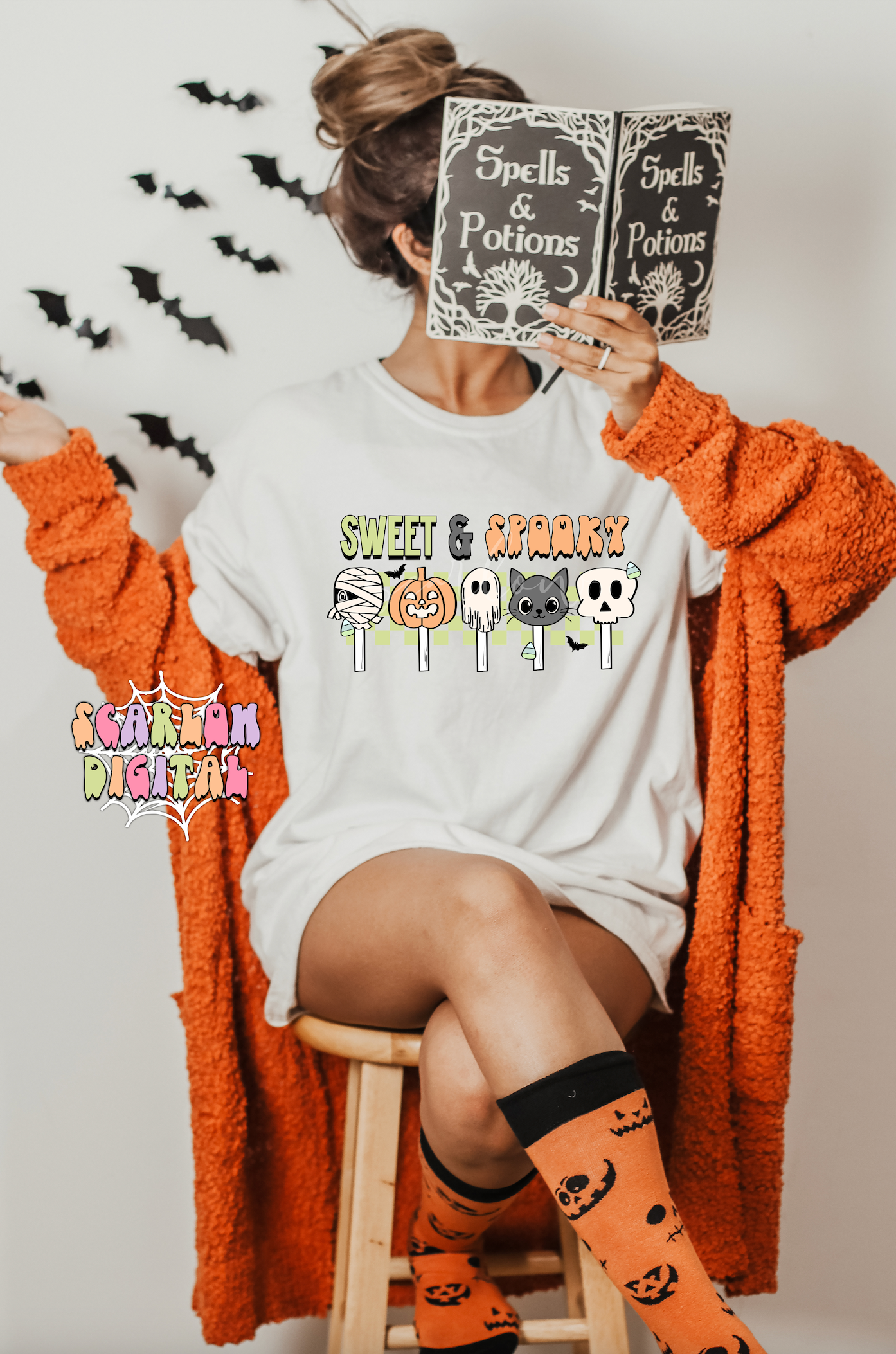 Sweet and Spooky PNG Digital Design 4