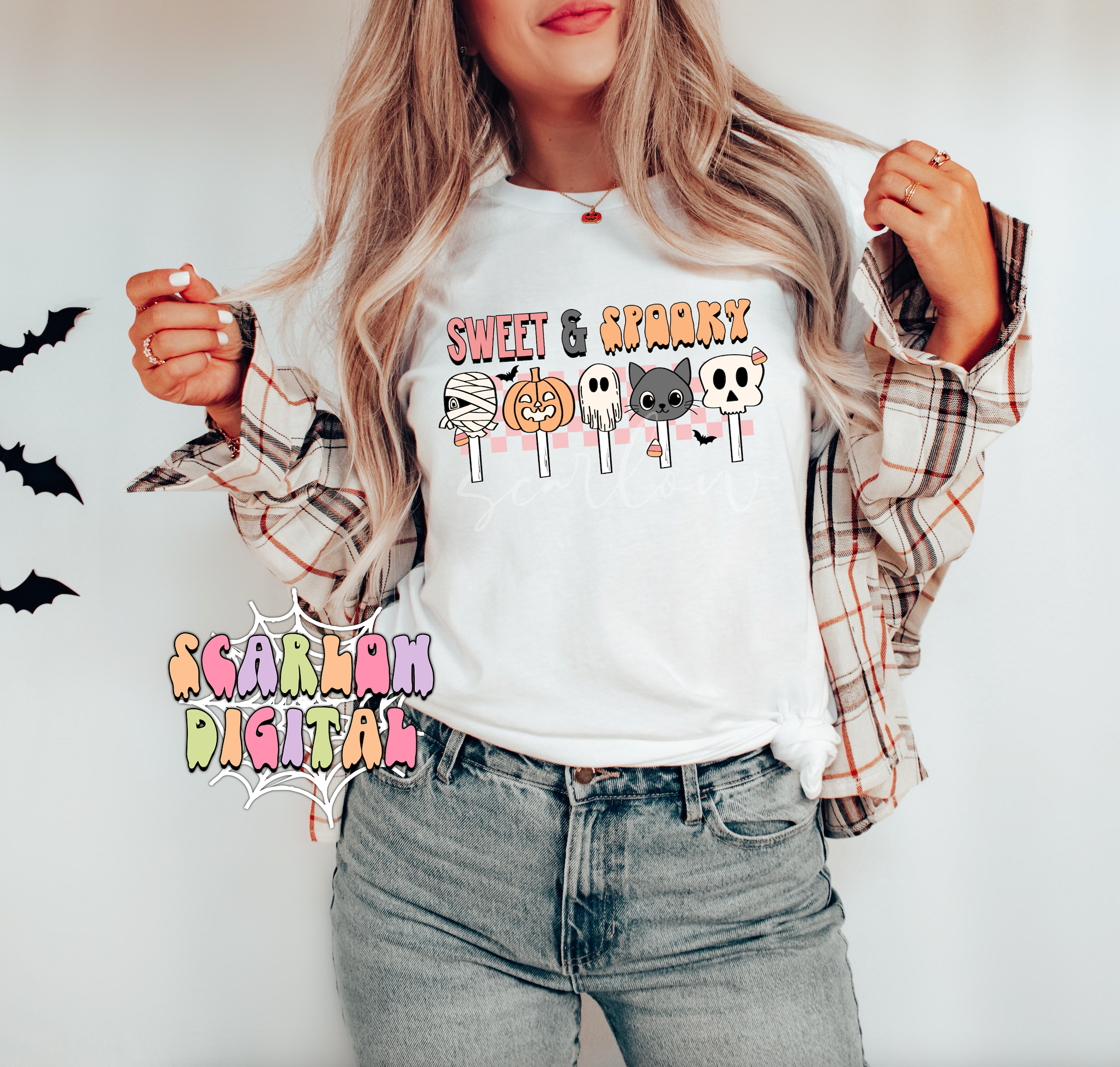 Sweet and Spooky PNG-Halloween Sublimation Digital Design Download-kids halloween png, ghost suckers png, pumpkin png, mummy png, skull png 3