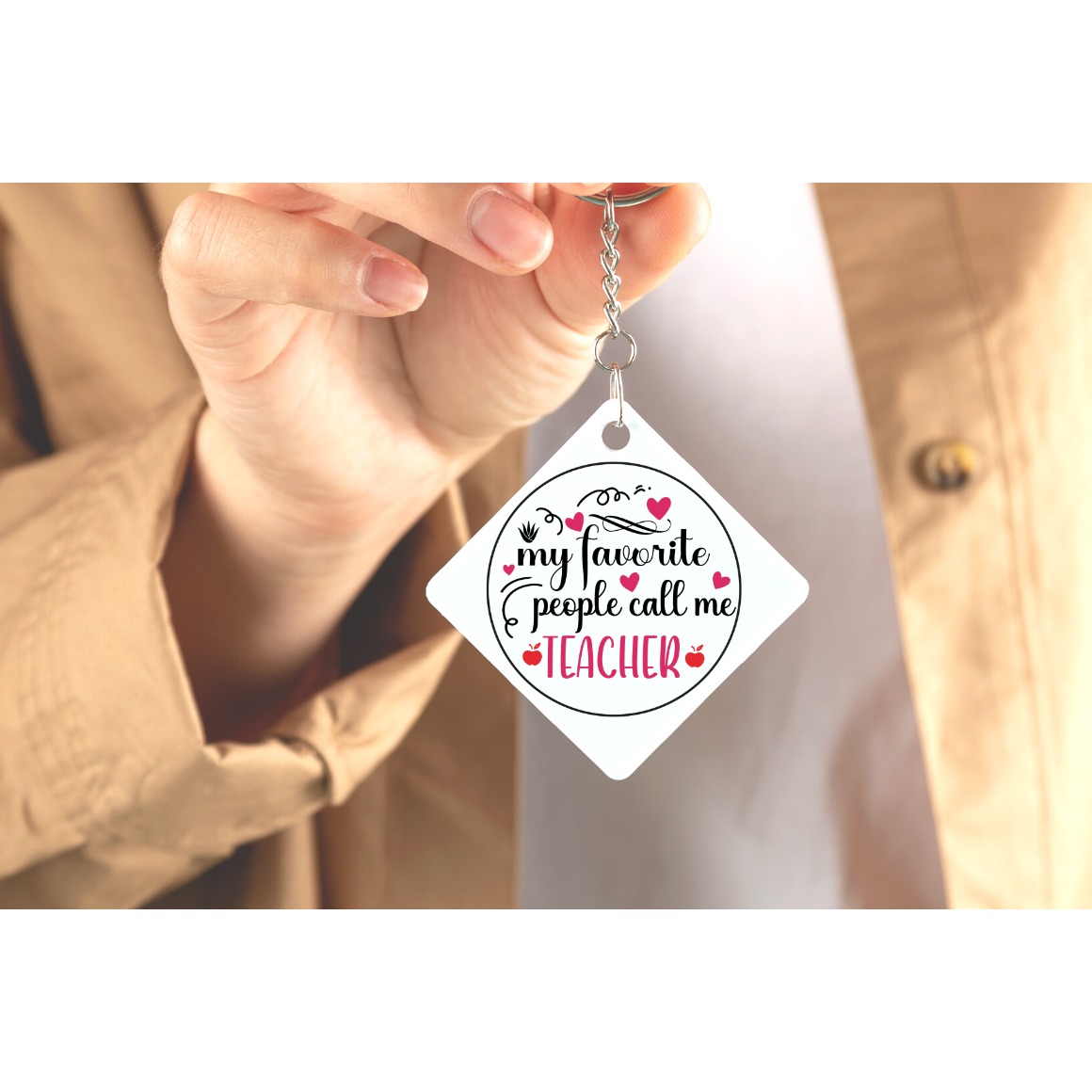 Teacher Keychain SVG Bundle 2