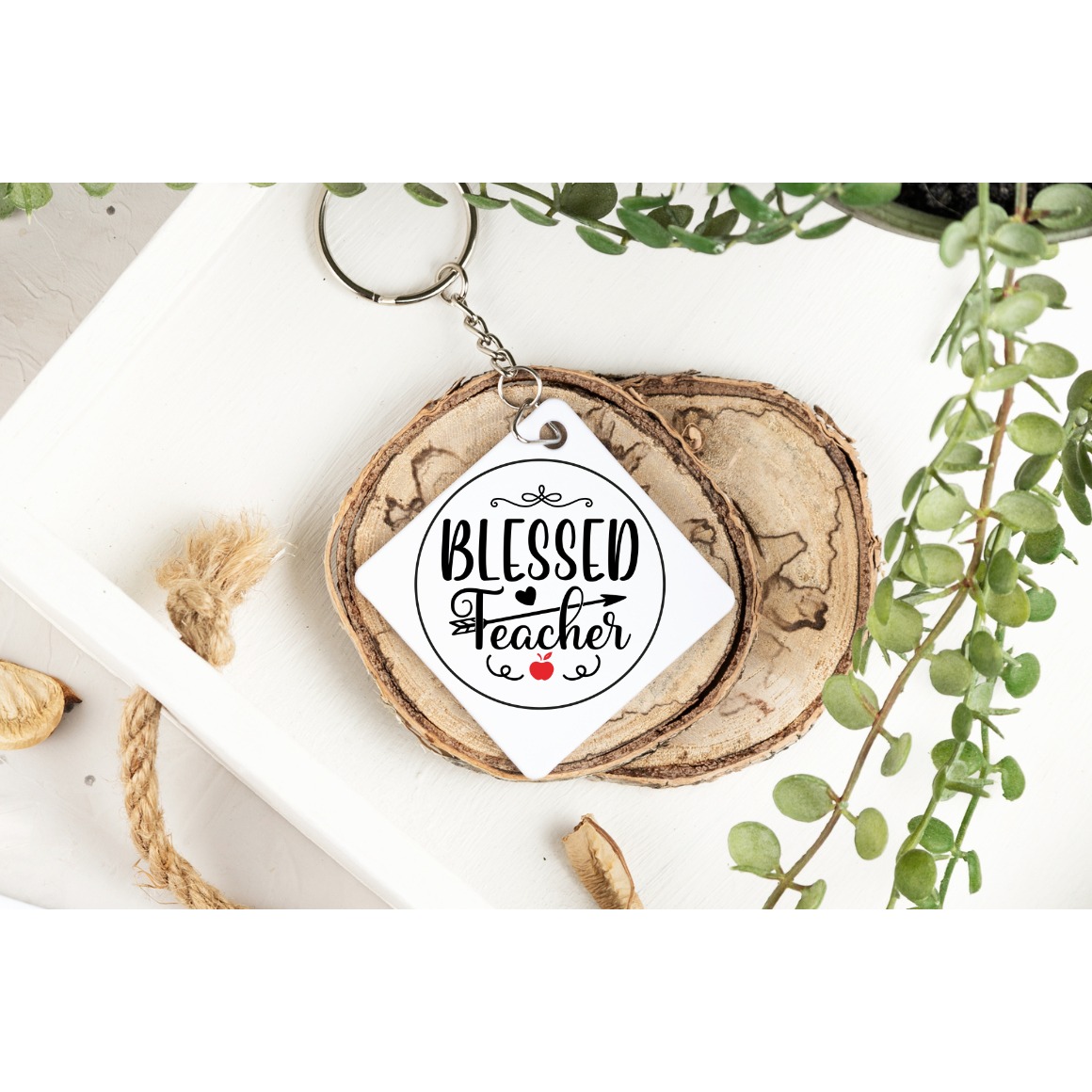 Teacher Keychain SVG Bundle 3