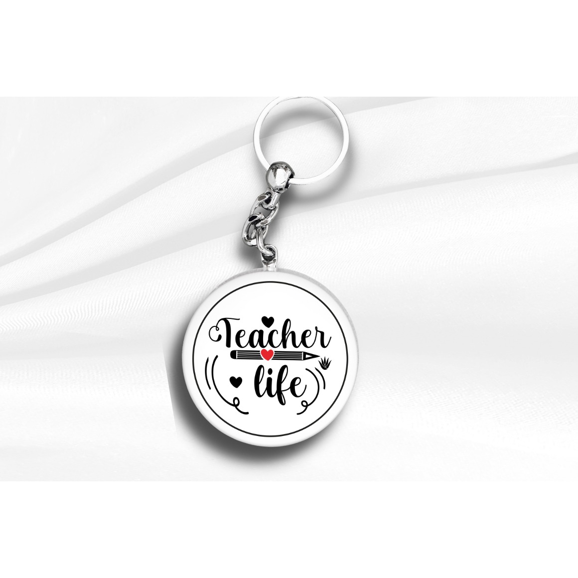 Teacher Keychain SVG Bundle 4
