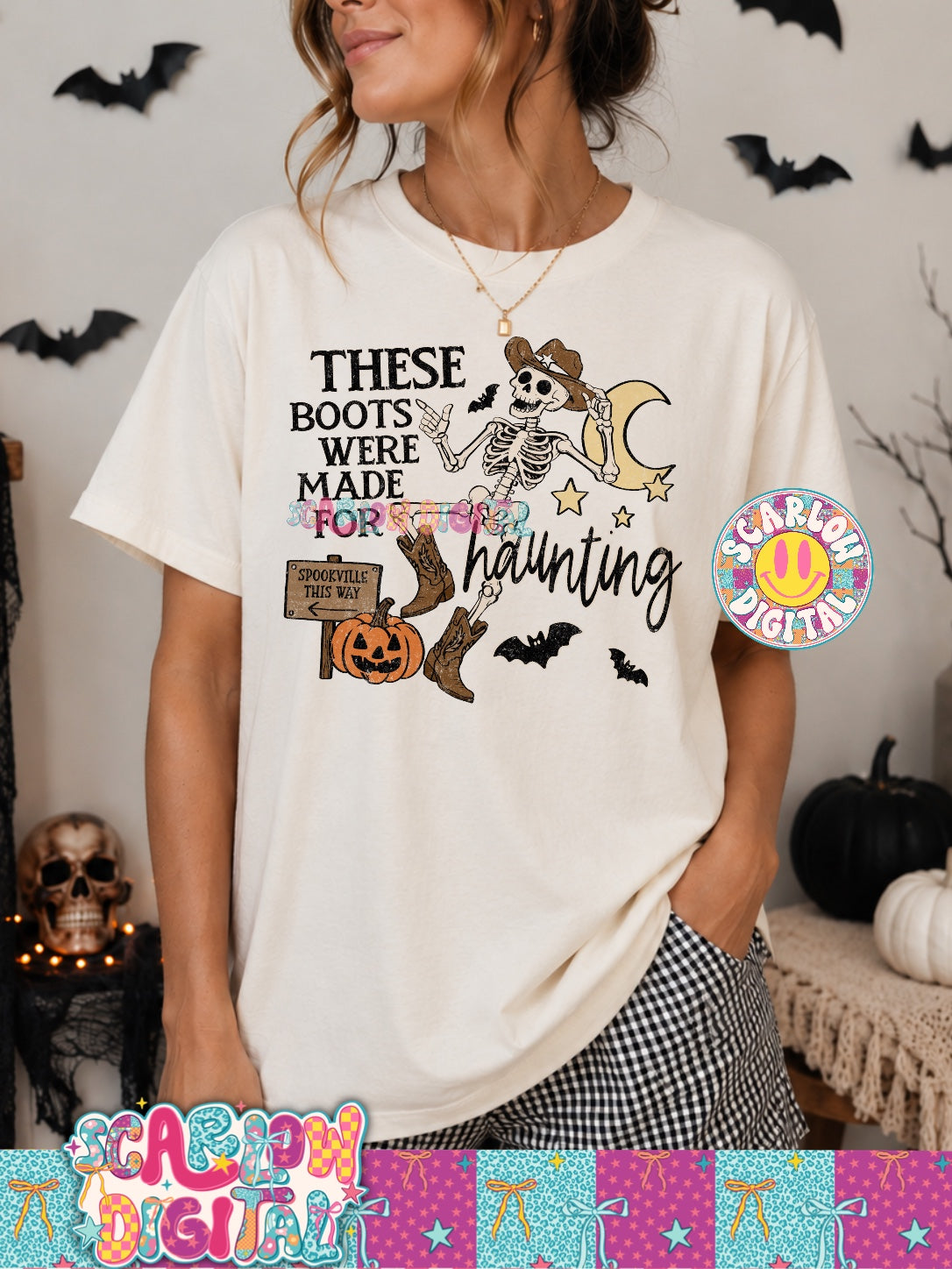 These Boots Were Made For Haunting PNG Digital Design 2