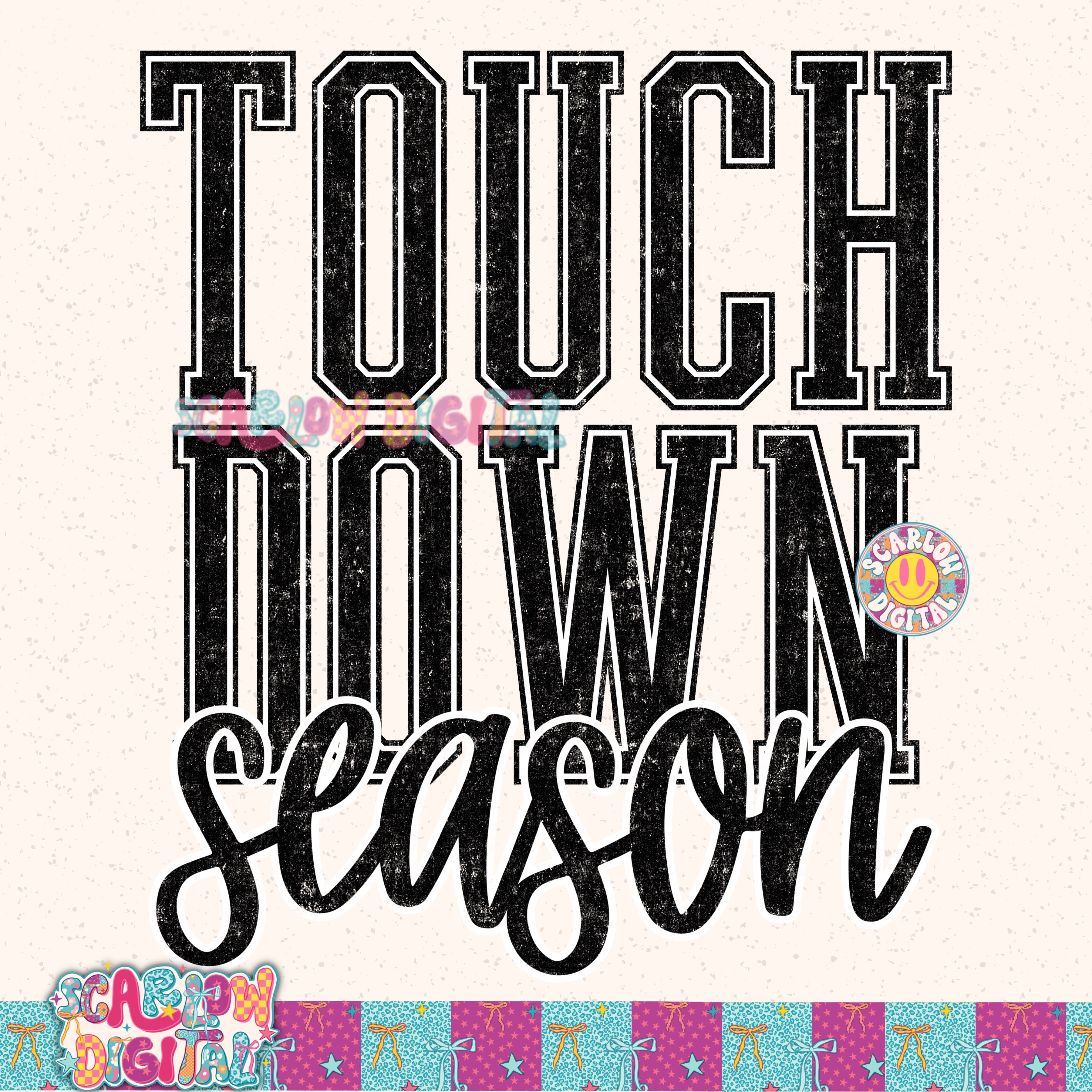 Touchdown Season PNG Digital Design 2