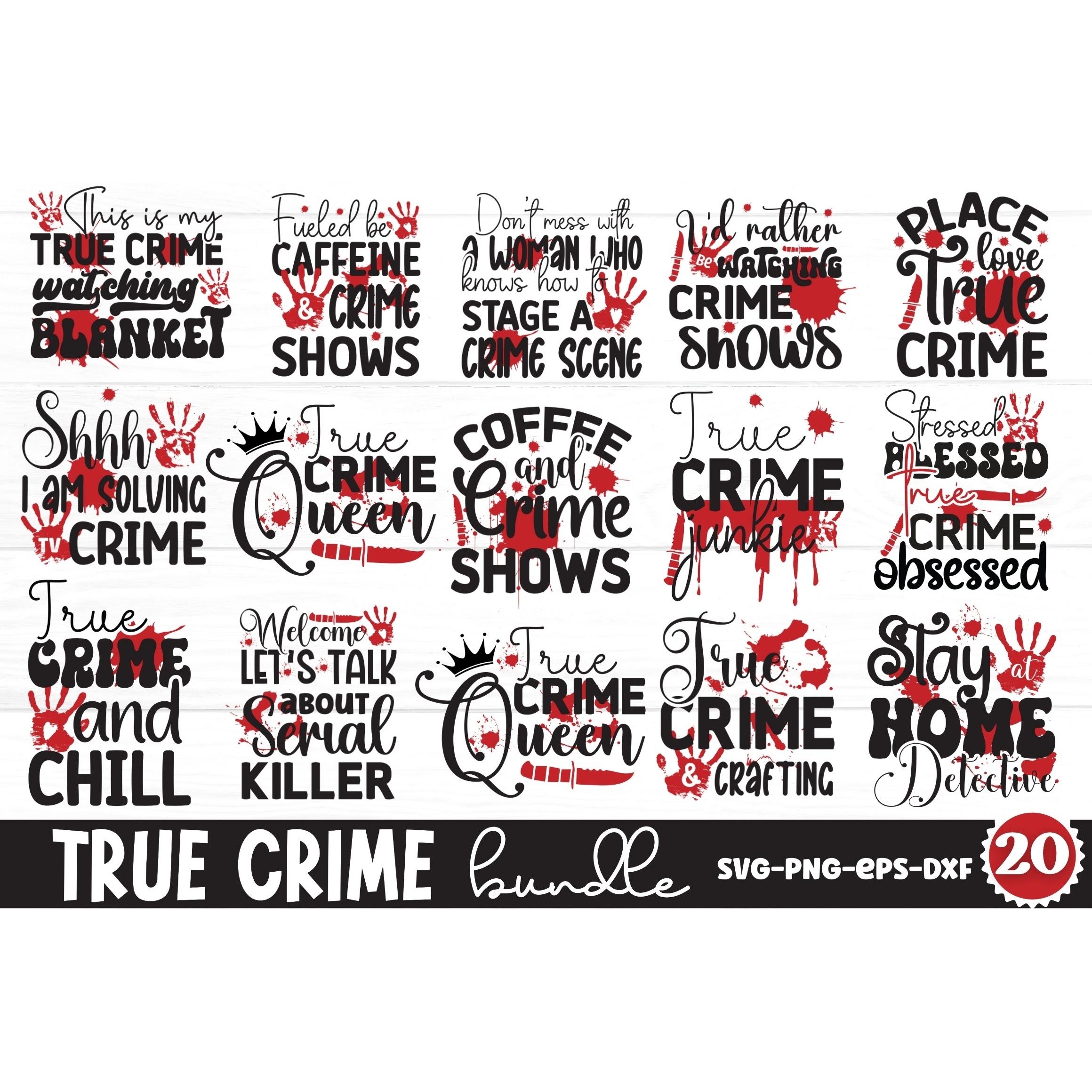 True Crime SVG Bundle (3)