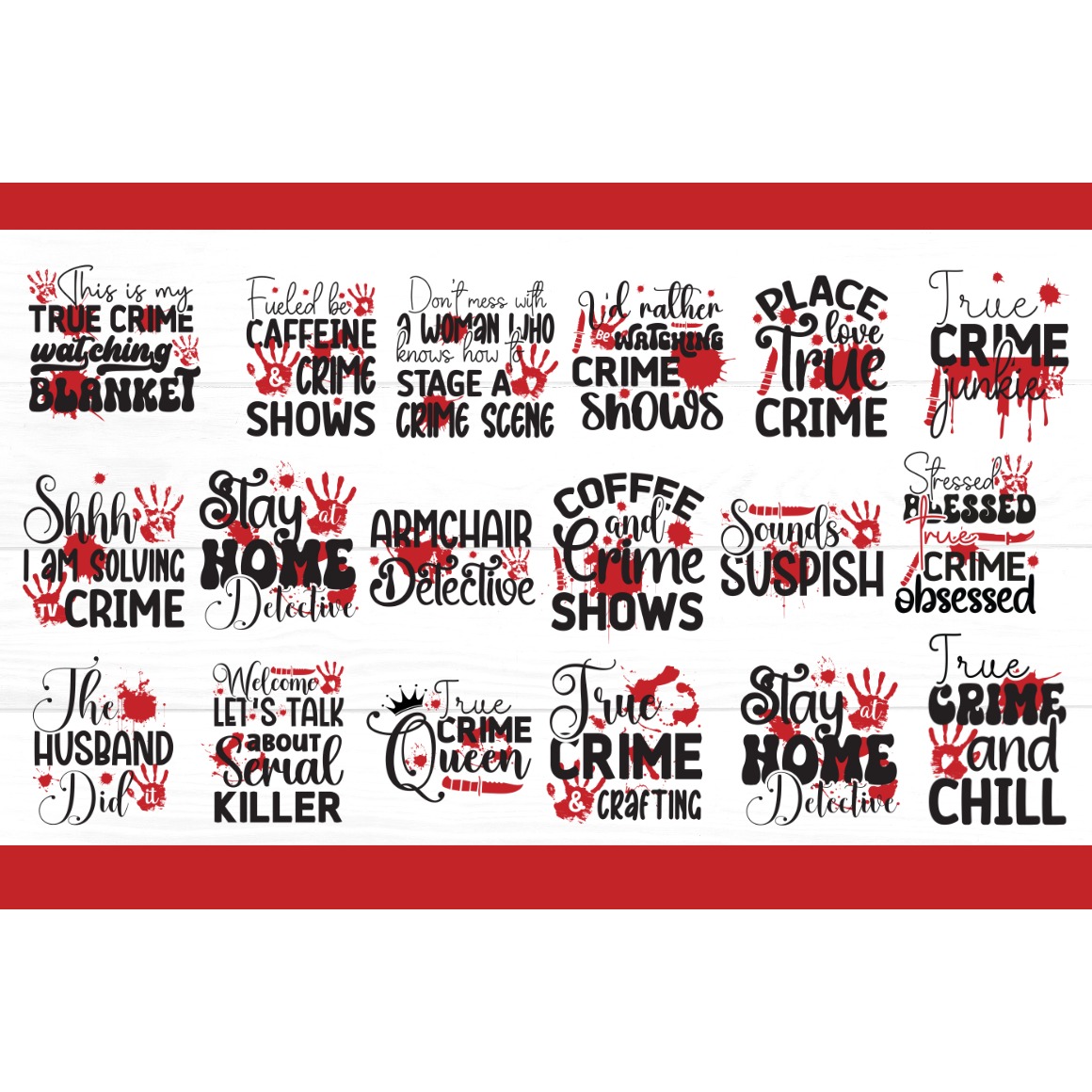 True Crime SVG Bundle (3) 2