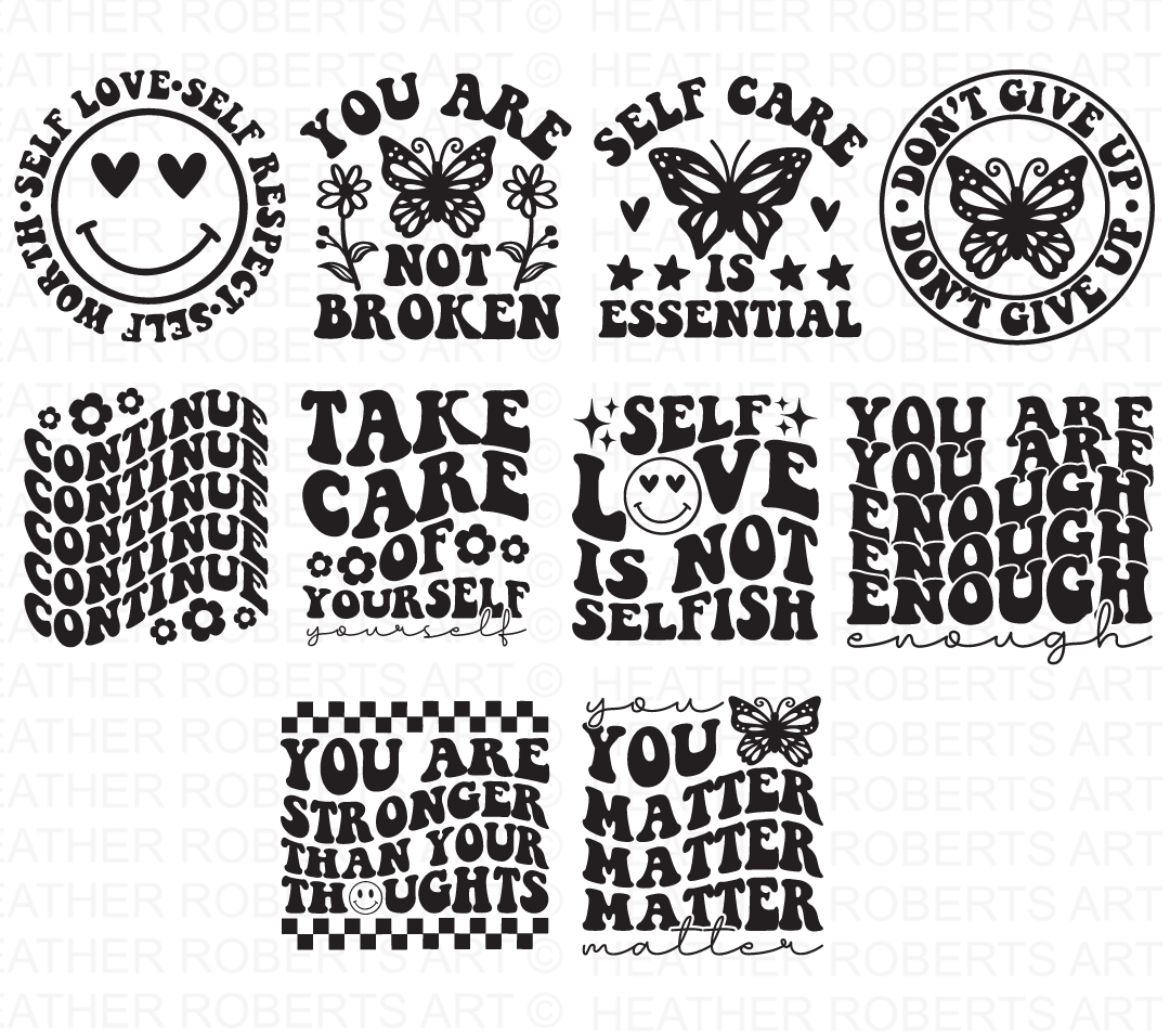 Mental Health SVG Bundle 2