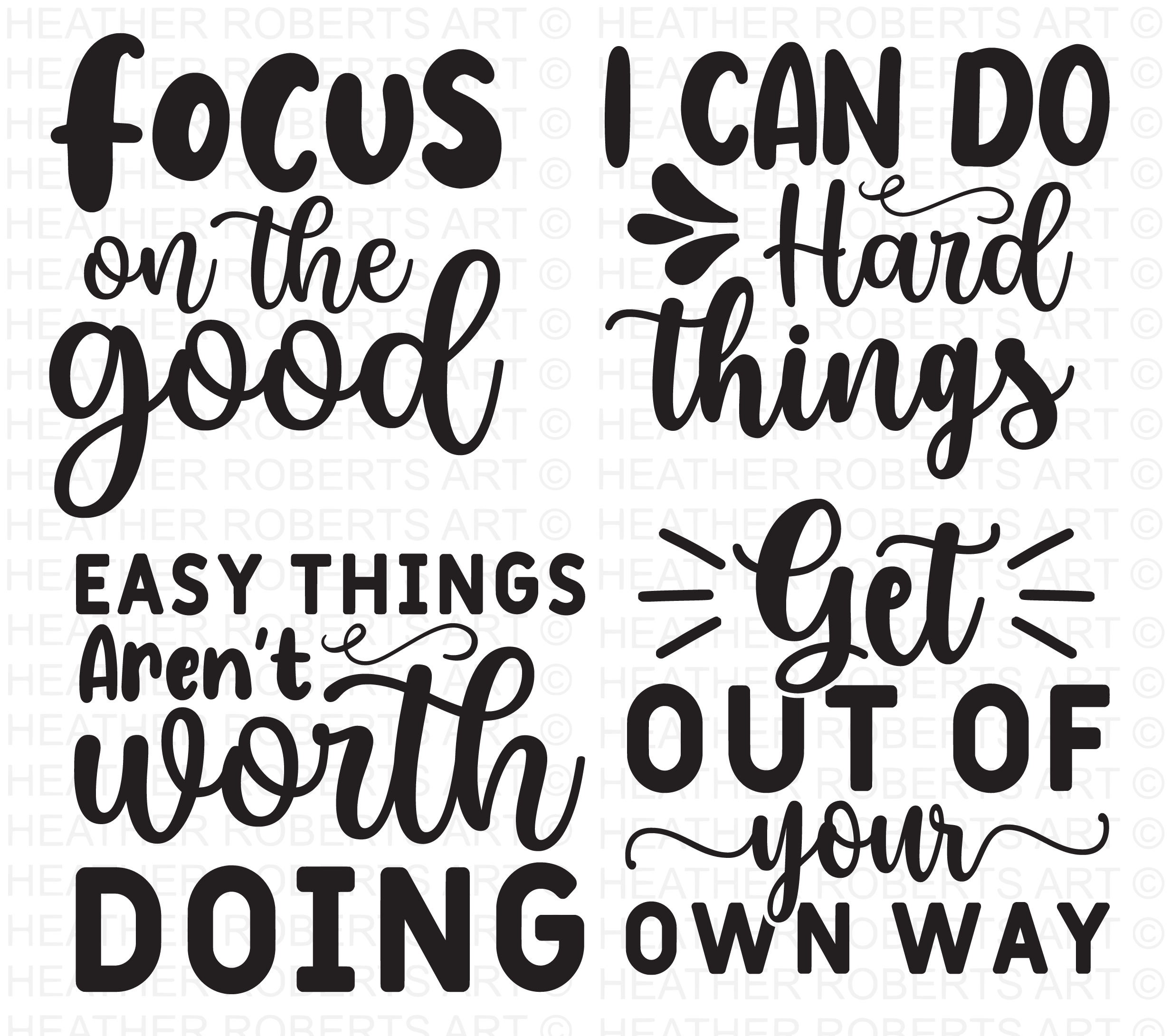 Motivational Quotes SVG Bundle 3