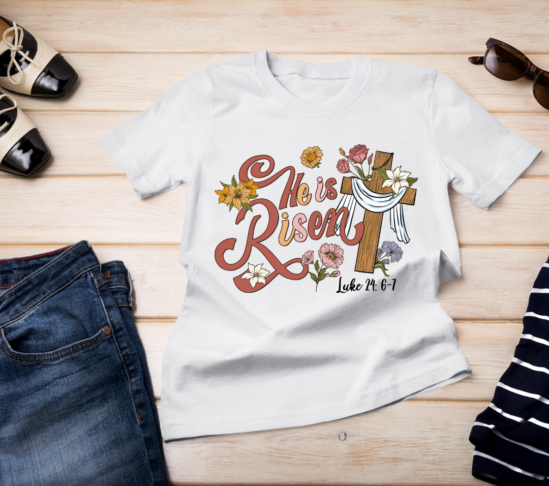He Is Risen Sublimation PNG 3
