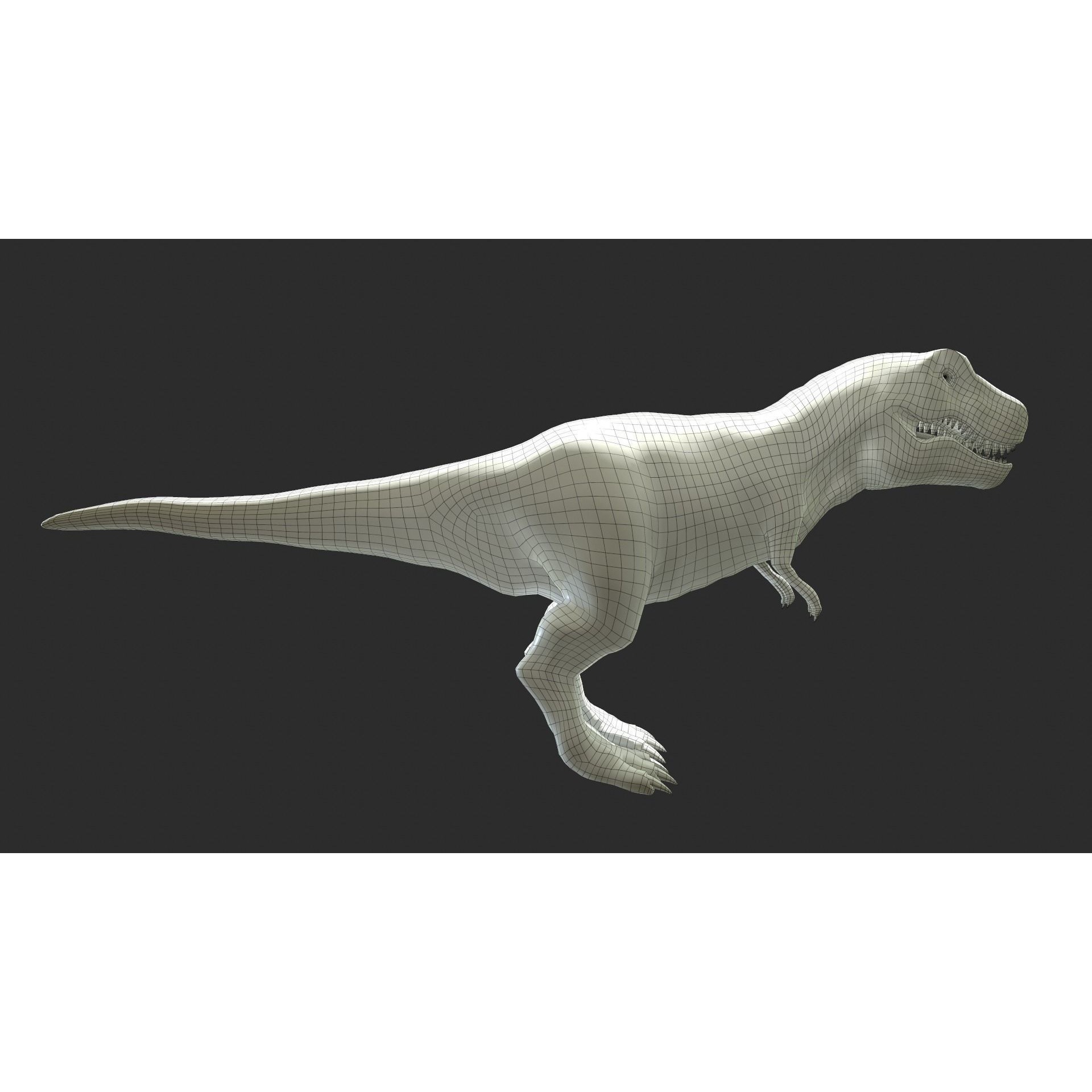 Tyrannosaurus Rex Free low-poly 3D model 9