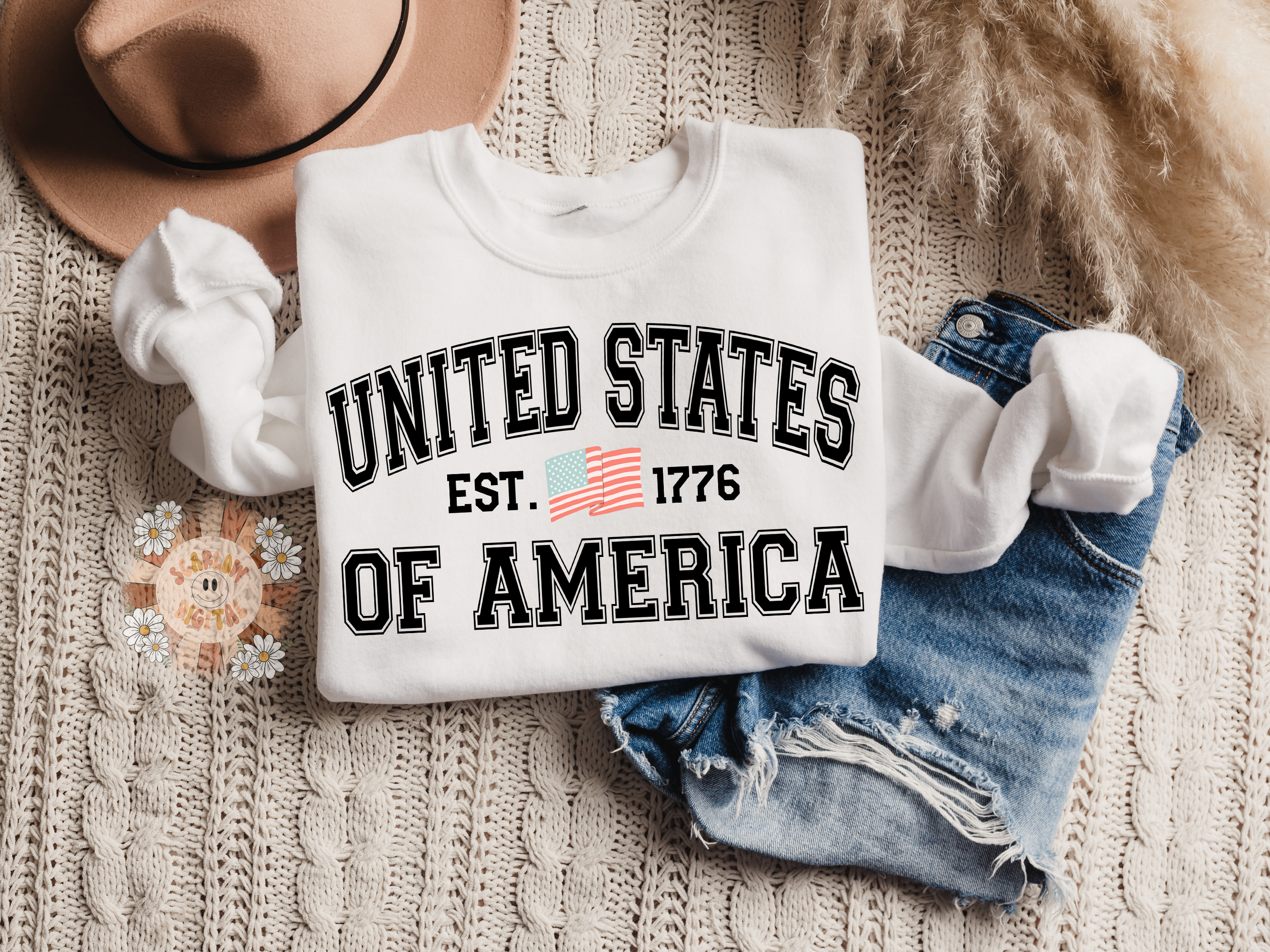 United States of America PNG-July 4th Sublimation Digital Design Download-american flag png, vintage png, varsity letters png, patriotic png 3