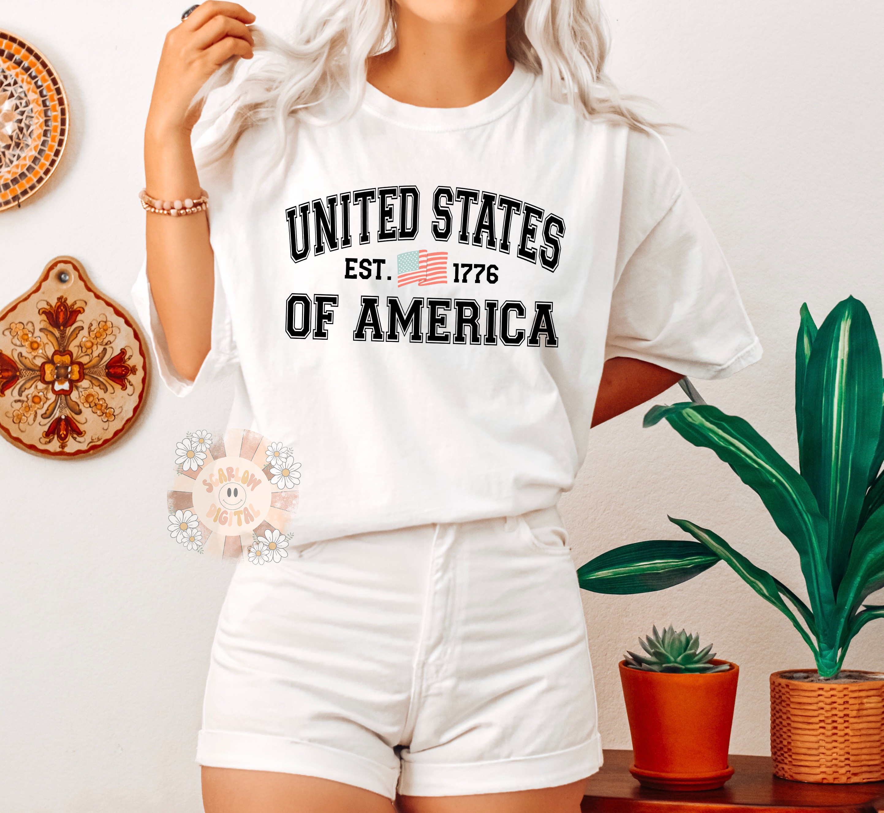 United States of America PNG-July 4th Sublimation Digital Design Download-american flag png, vintage png, varsity letters png, patriotic png 4