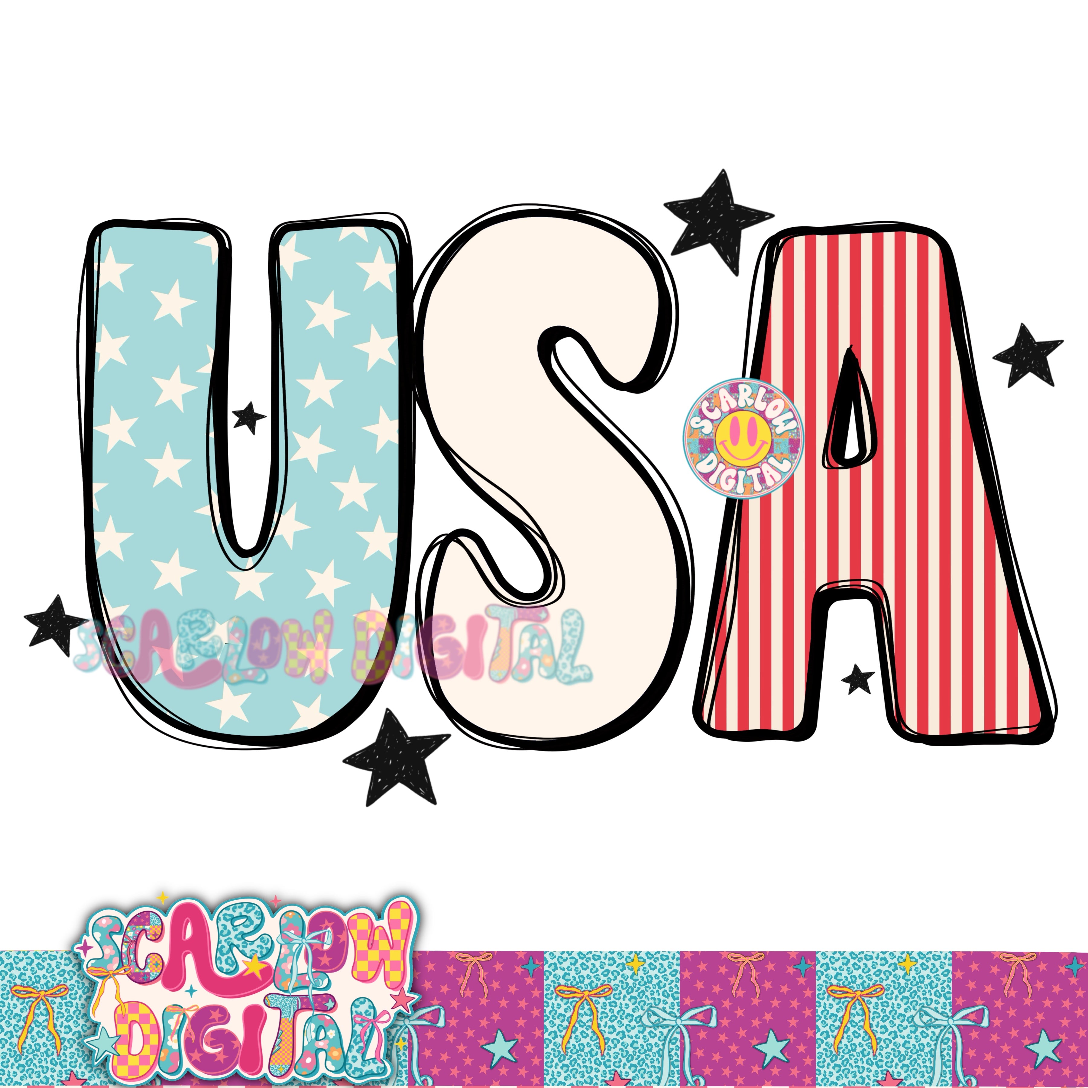 USA PNG Digital Design