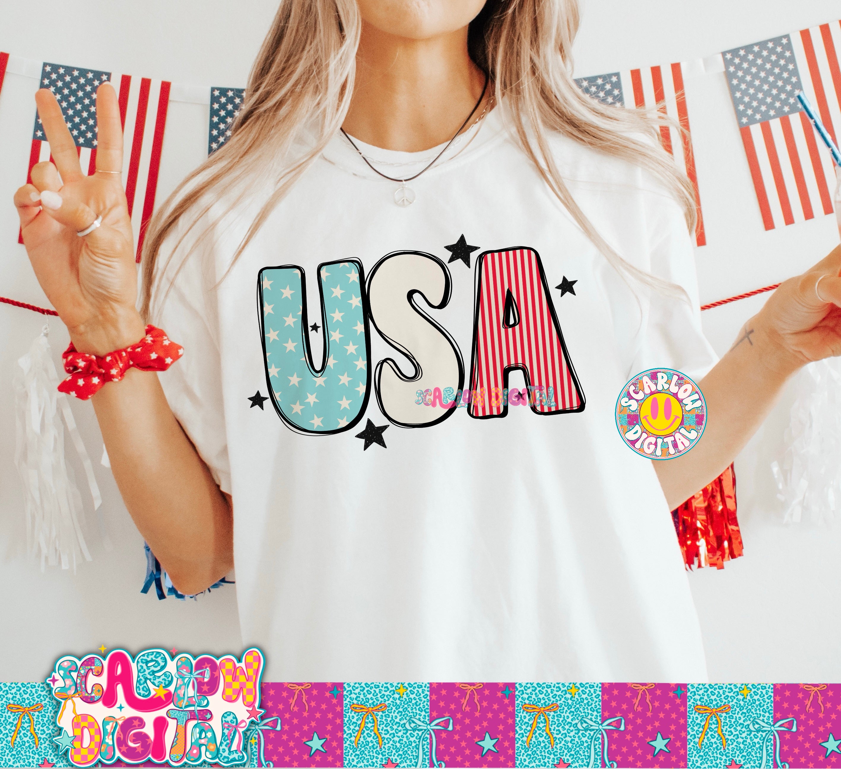 USA PNG Digital Design 4