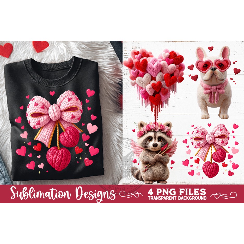 Valentine Latch Hook Yarn Sublimation Designs (2)