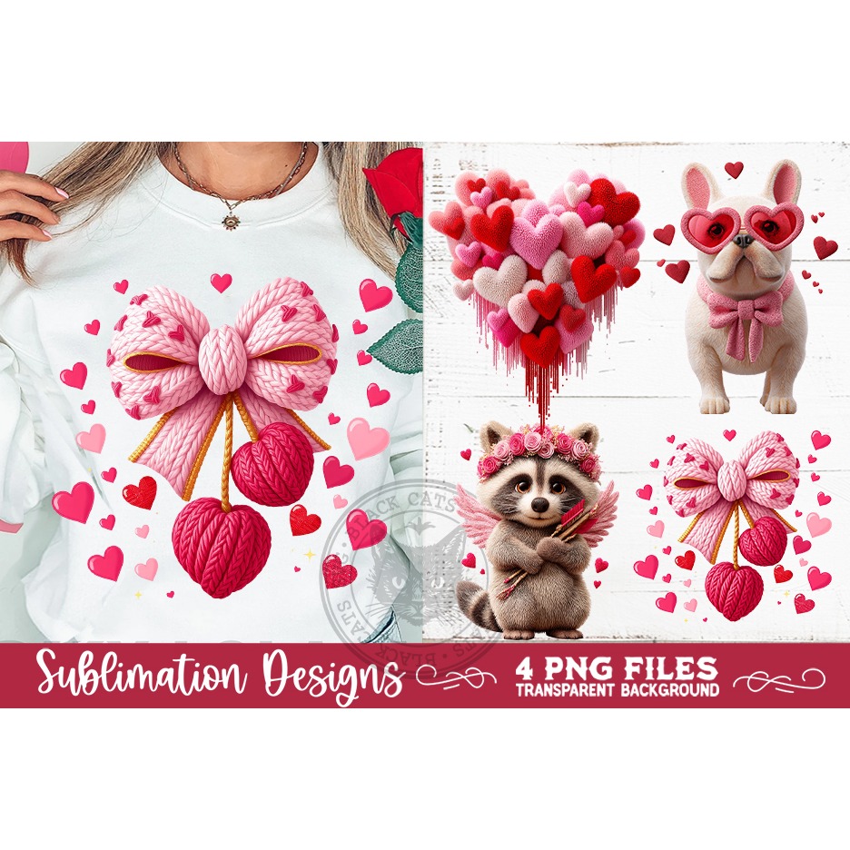 Valentine Latch Hook Yarn Sublimation Designs (2) 2